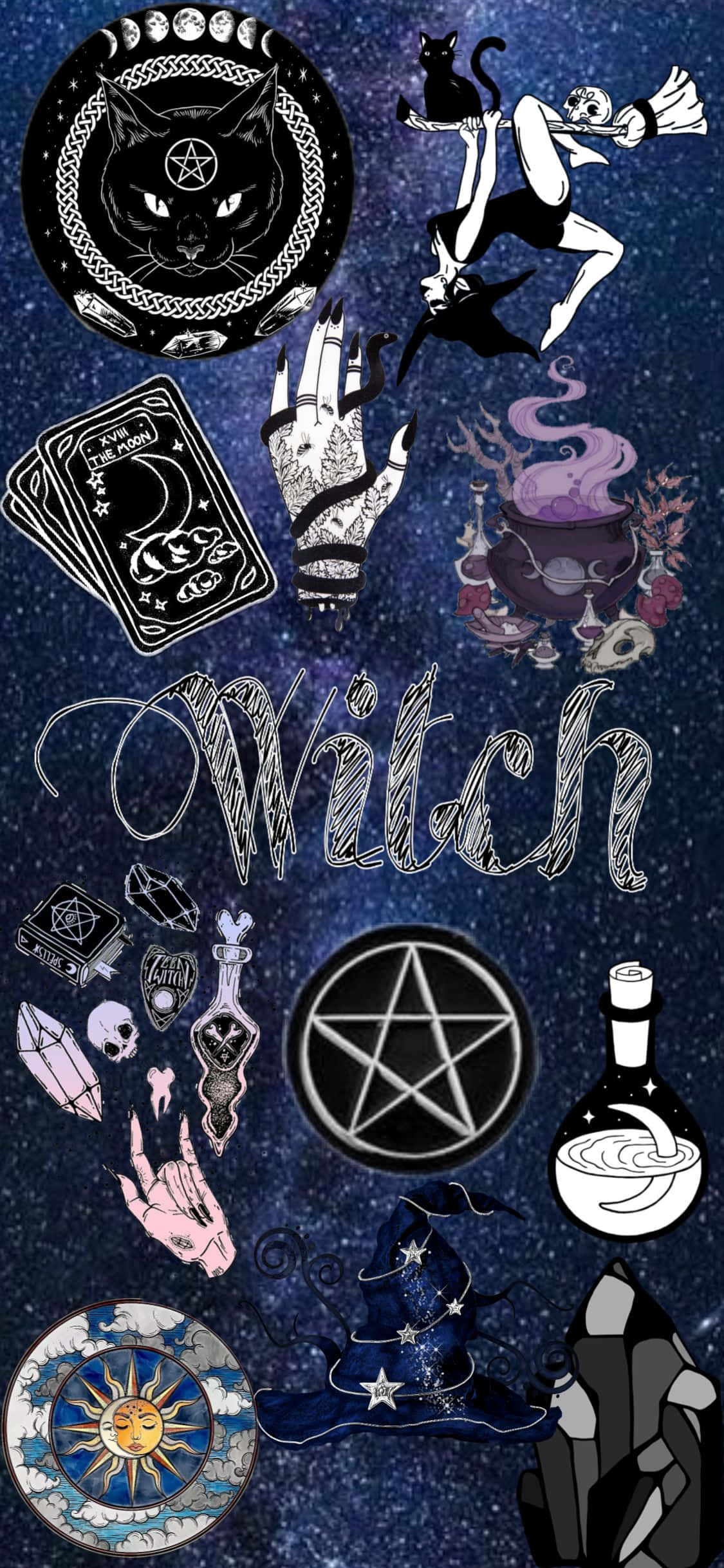 Varios Objetos de Bruja Lindos Fondos de pantalla