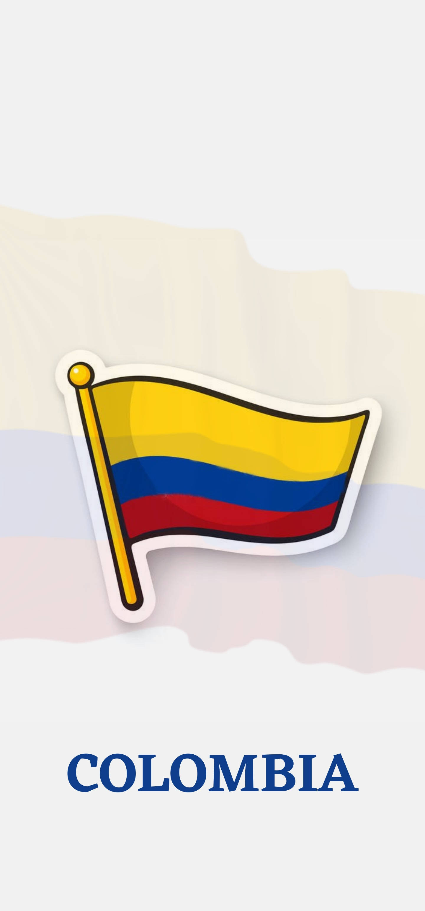 Vector Bandera de Colombia Fondos de pantalla