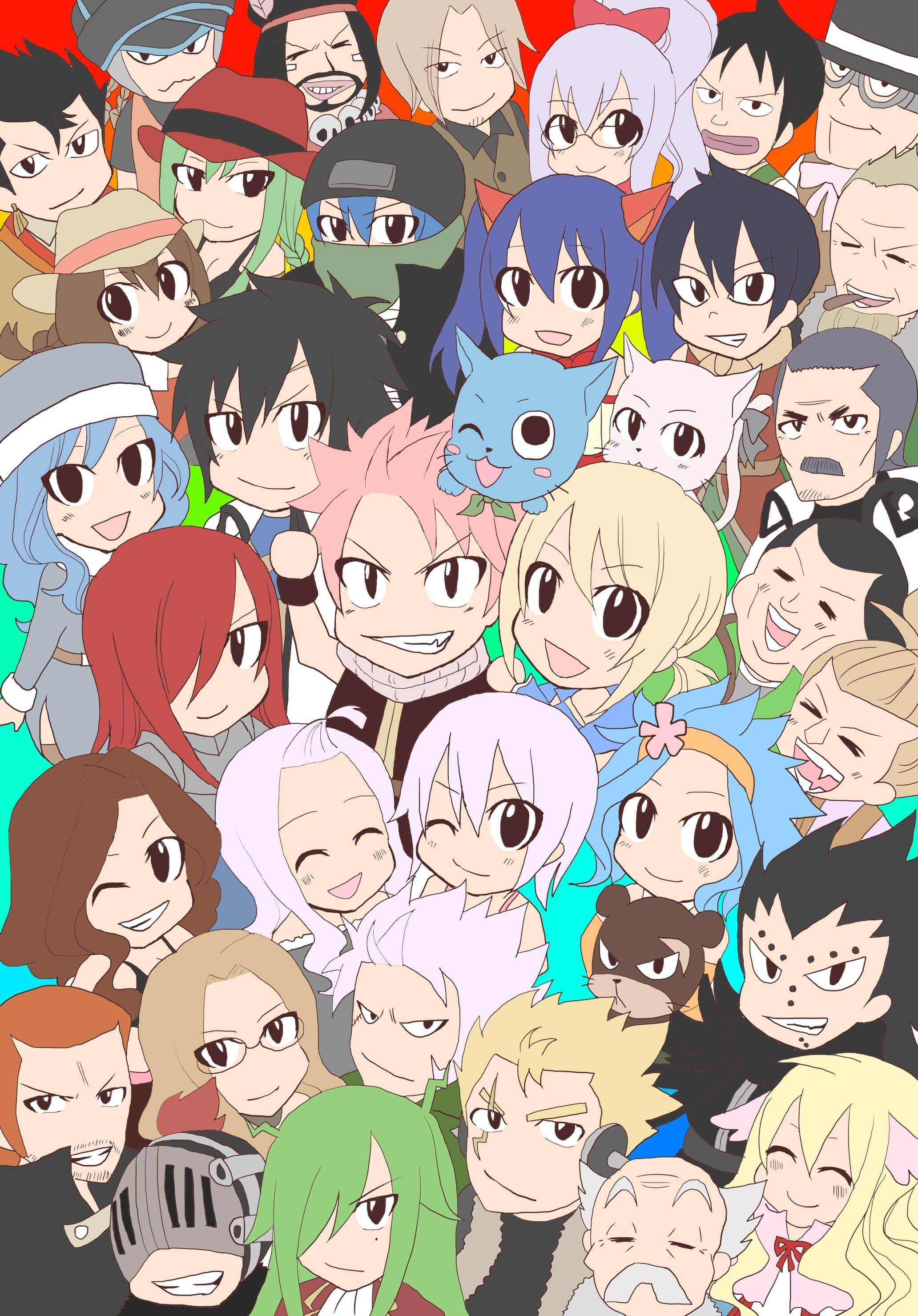 Vector Chibi Estético de Fairy Tail Fondos de pantalla
