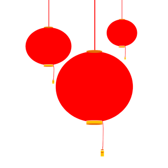 Vector de Linternas Chinas Rojas Fondos de pantalla