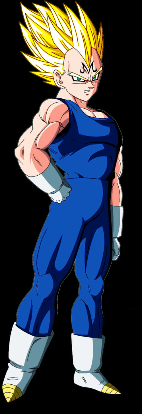 Vegeta Super Saiyan en Pose de Pie Fondos de pantalla