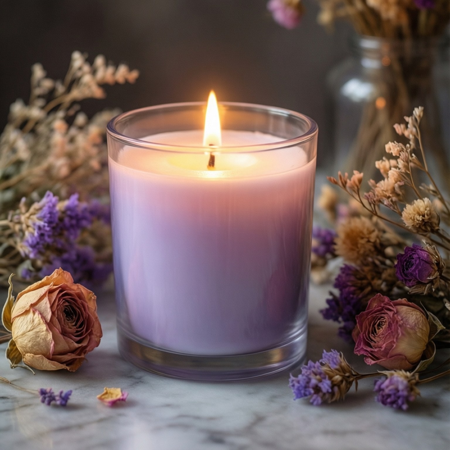 Vela de Lavanda Fondos de pantalla