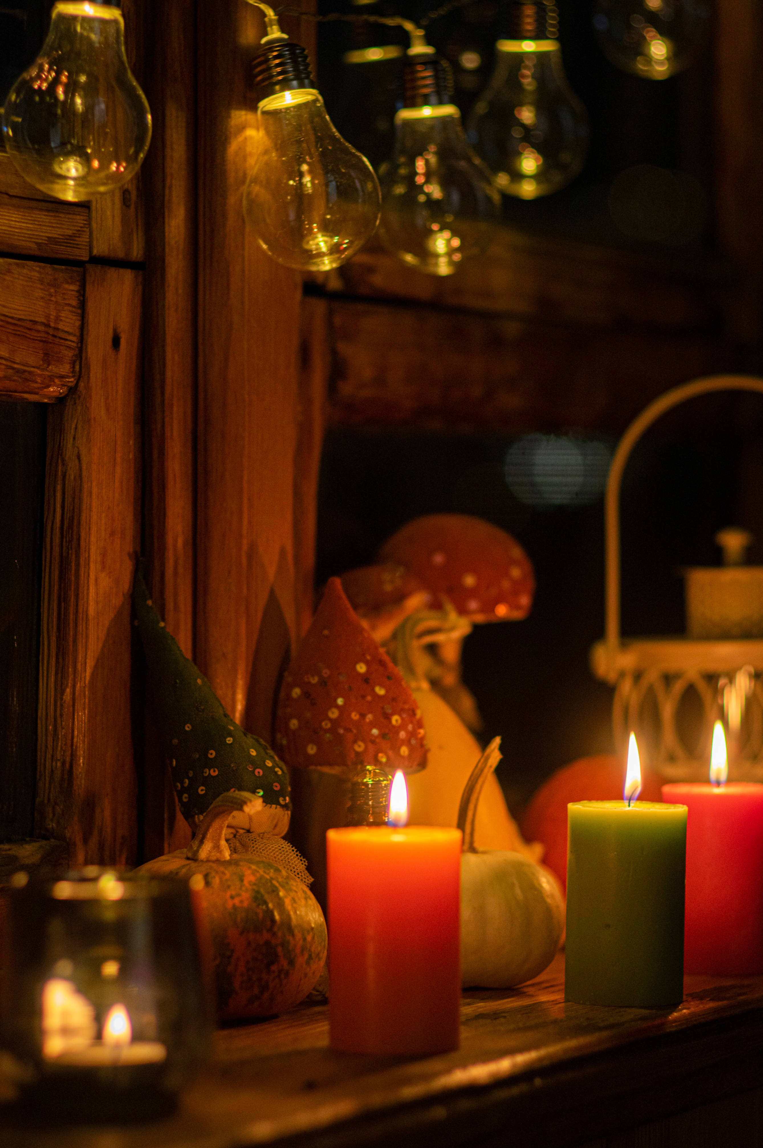 Velas Vintage de Halloween Fondos de pantalla