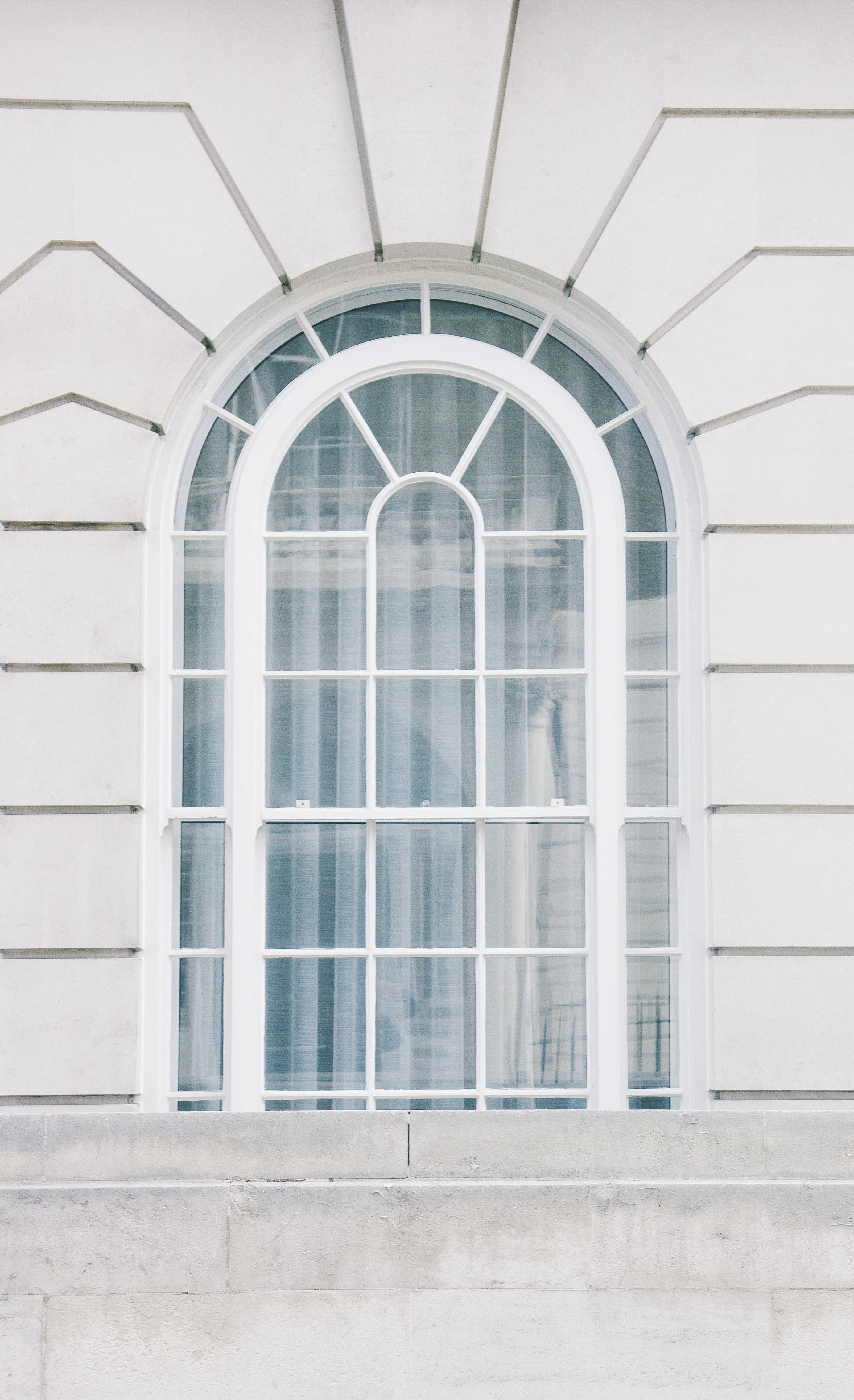 Ventana Arqueada Blanca Estética Fondos de pantalla