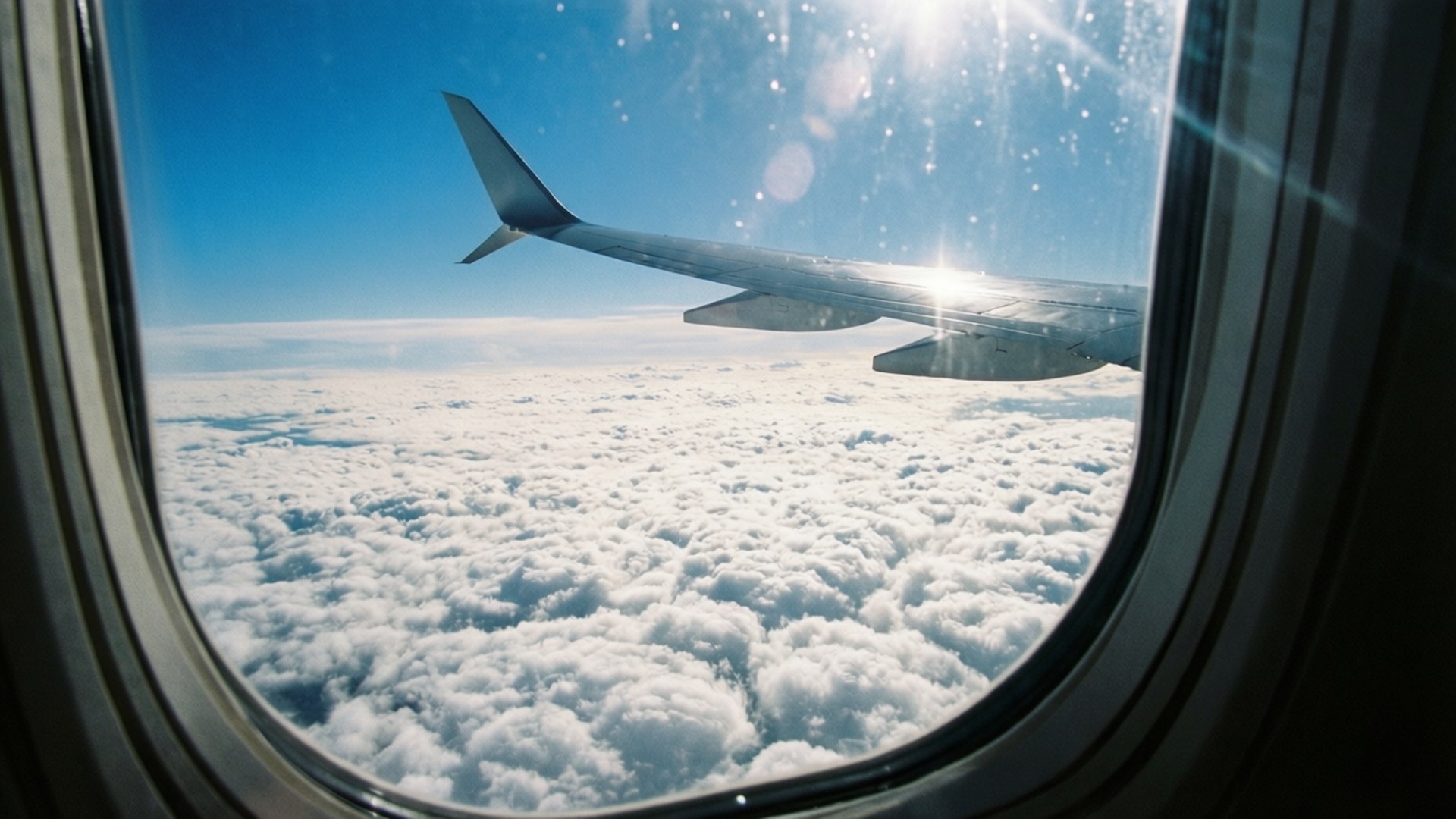 Ventana de Avión Nubes Fondos de pantalla