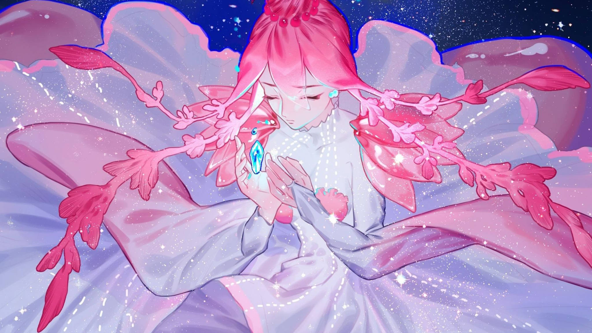 Ventricosus Rosa Estética Anime Fondos de pantalla