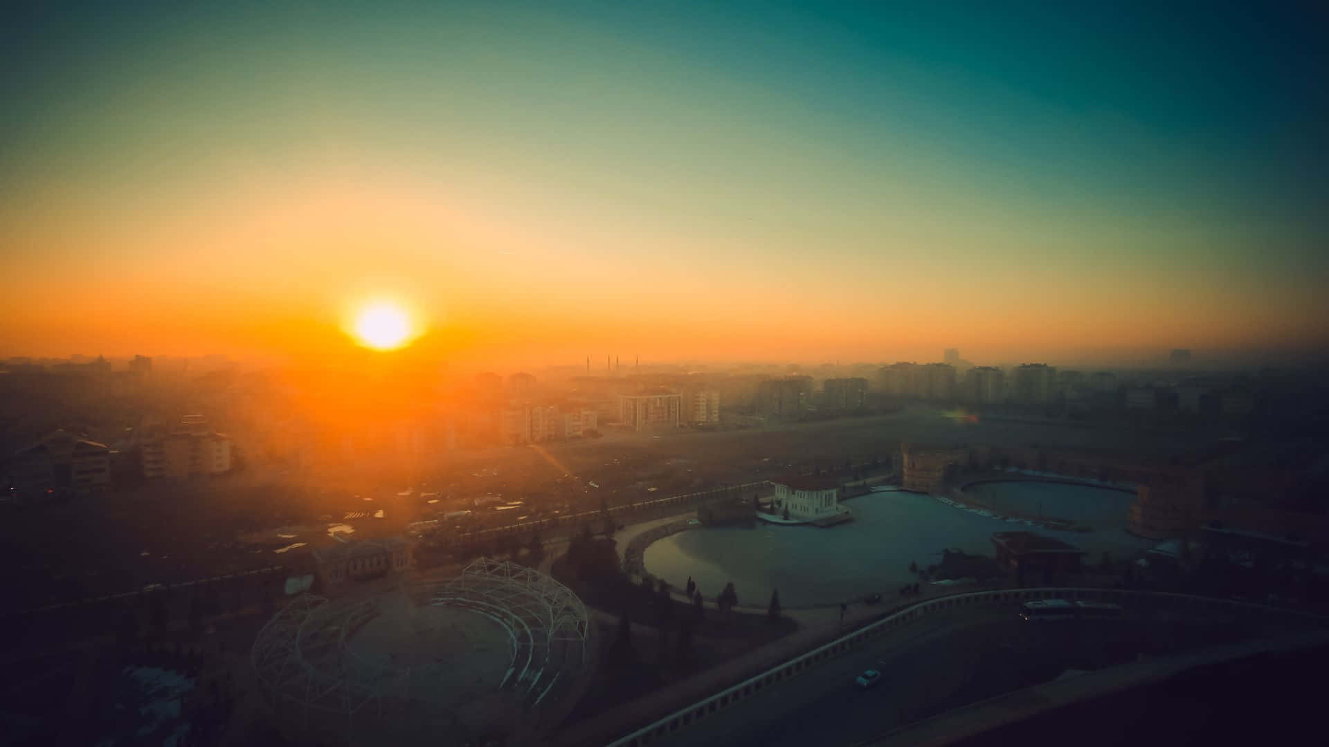 "Ver el amanecer es una forma alegre de comenzar cada día" Fondos de pantalla