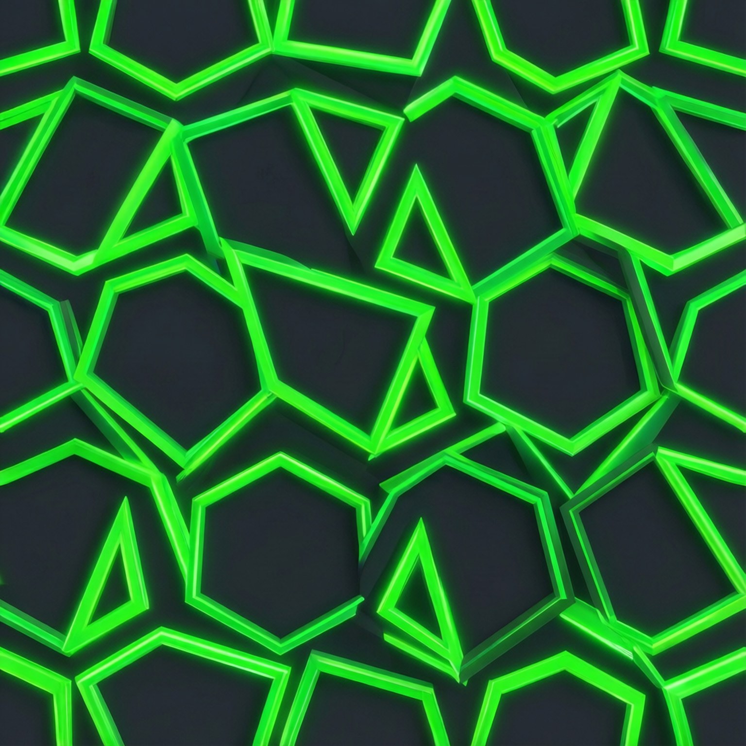 Verde Geométrico Fondos de pantalla