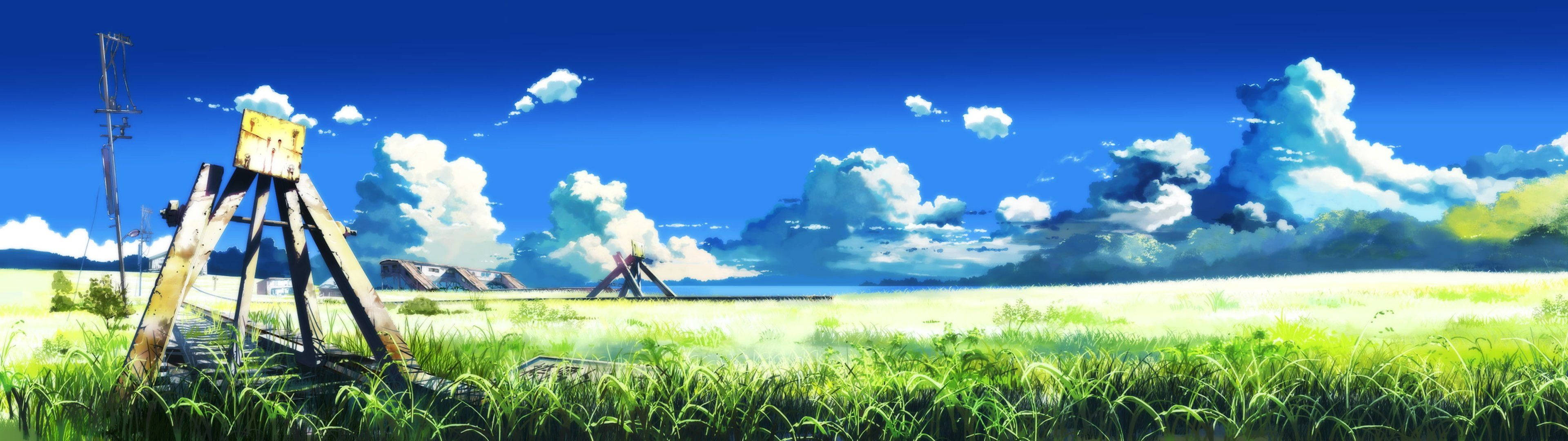 Vía rural 4K 3840x1080 Fondos de pantalla