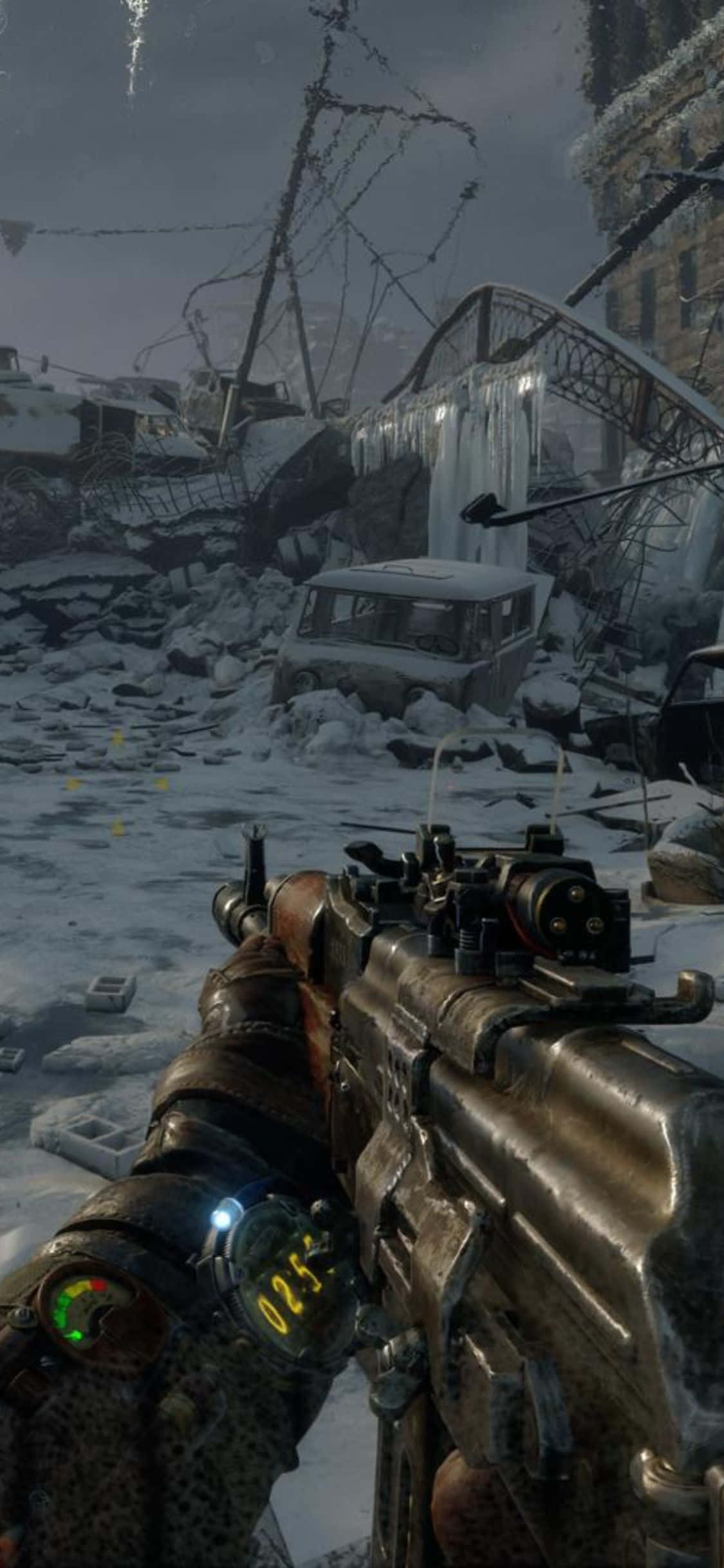 Viaja a las profundidades con iPhone X y Metro Exodus Fondos de pantalla