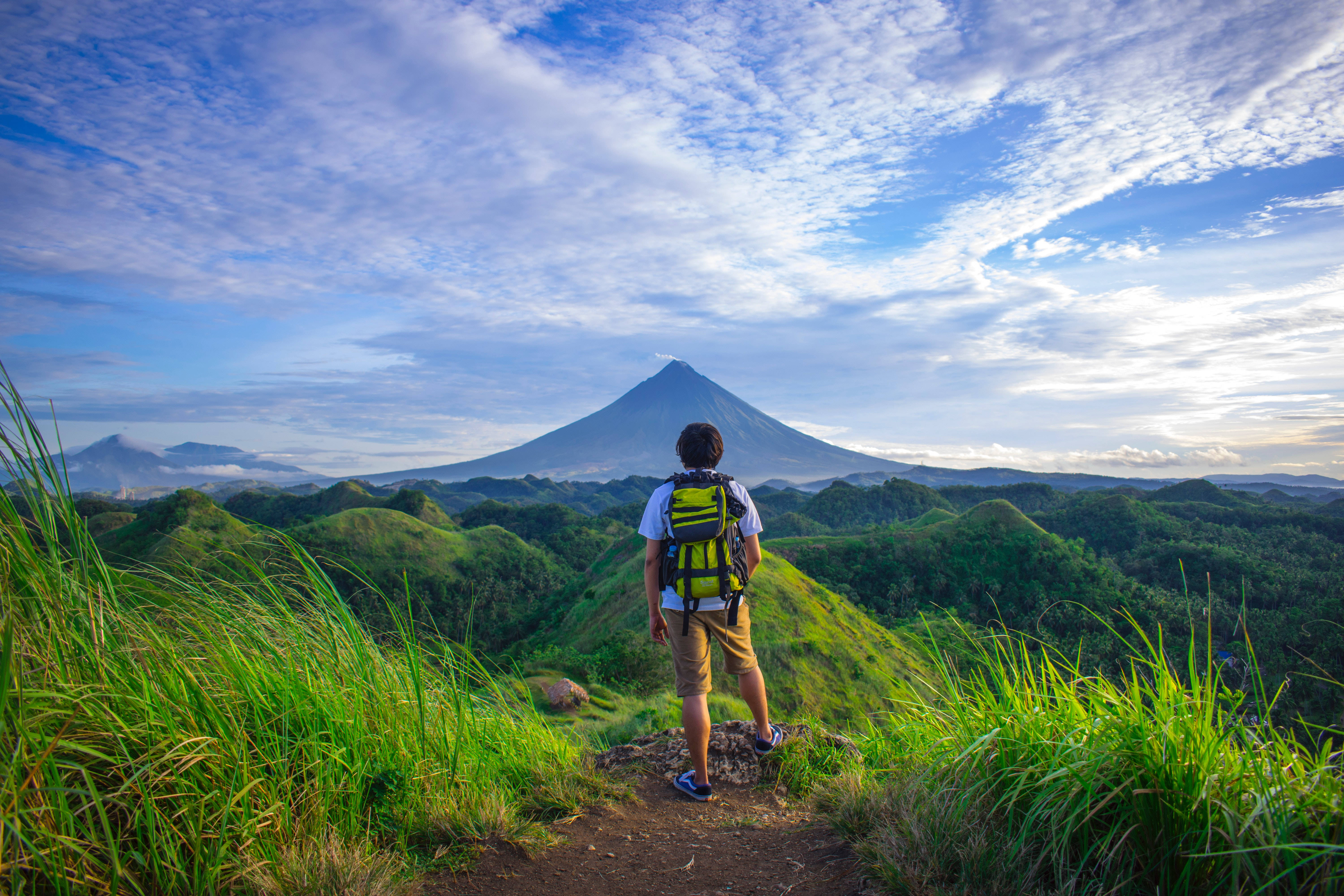 Viaje 4K Volcán Fondos de pantalla