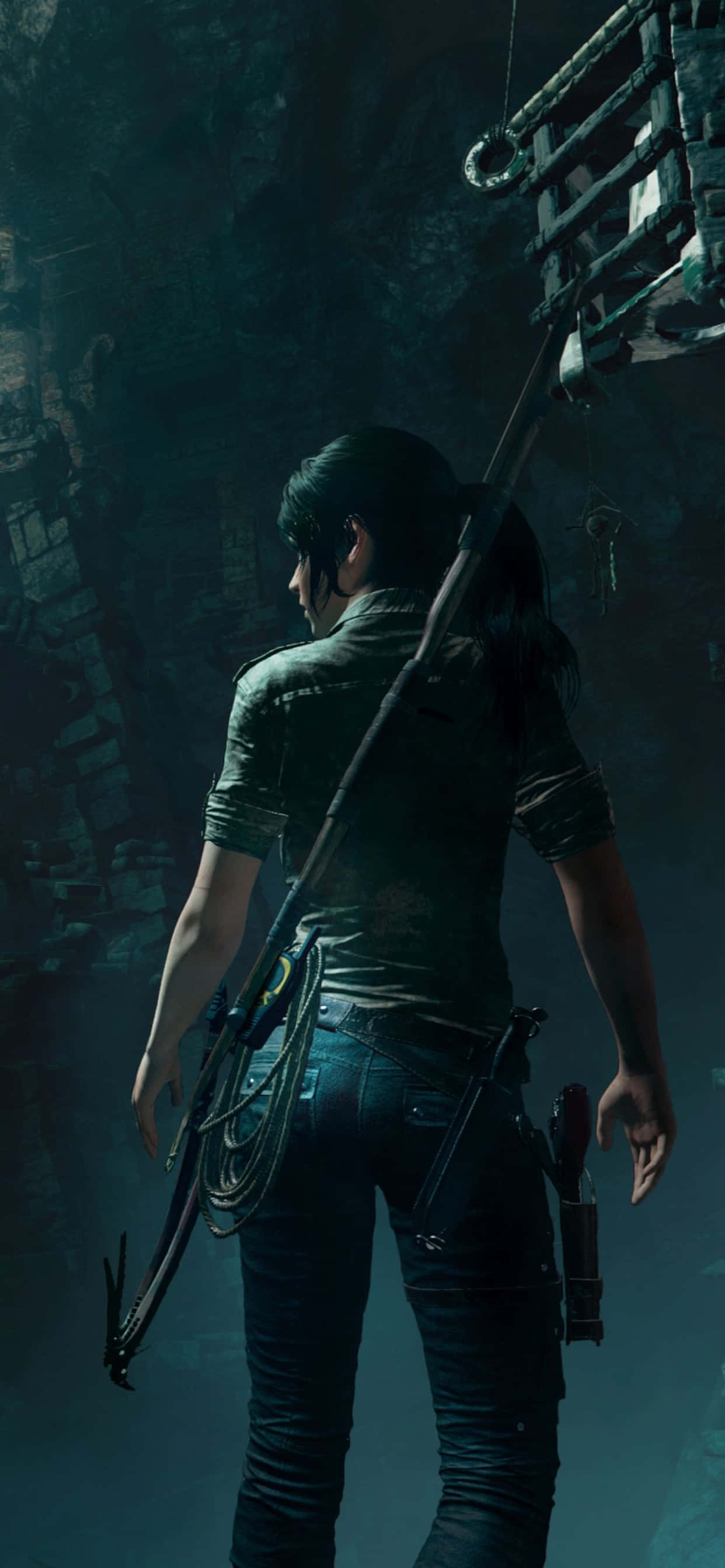 Viaje a través de Rise Of The Tomb Raider en tu iPhone Xs Max Fondos de pantalla