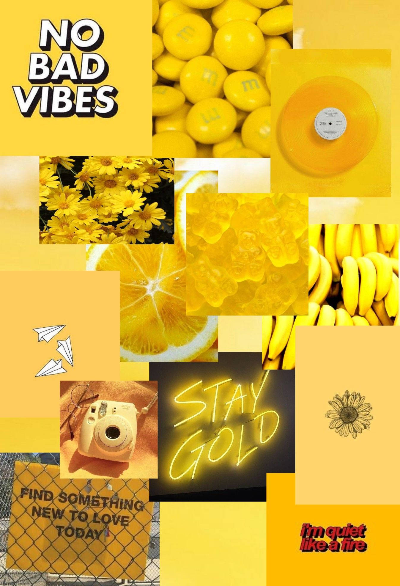 Vibraciones Estéticas de Buen Rollo Amarillo Fondos de pantalla