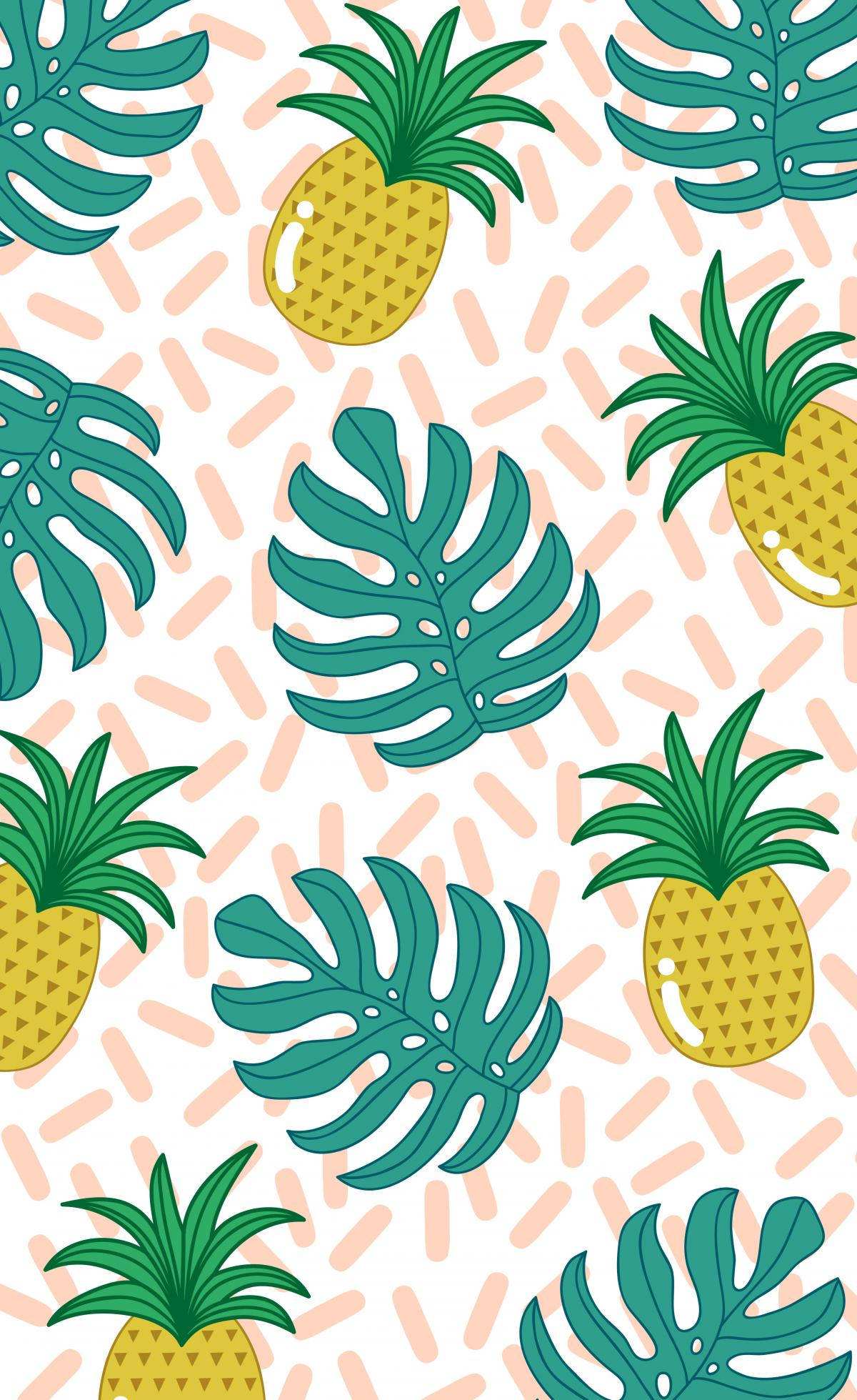 Vibrantes vibras veraniegas con esta refrescante piña. Fondos de pantalla