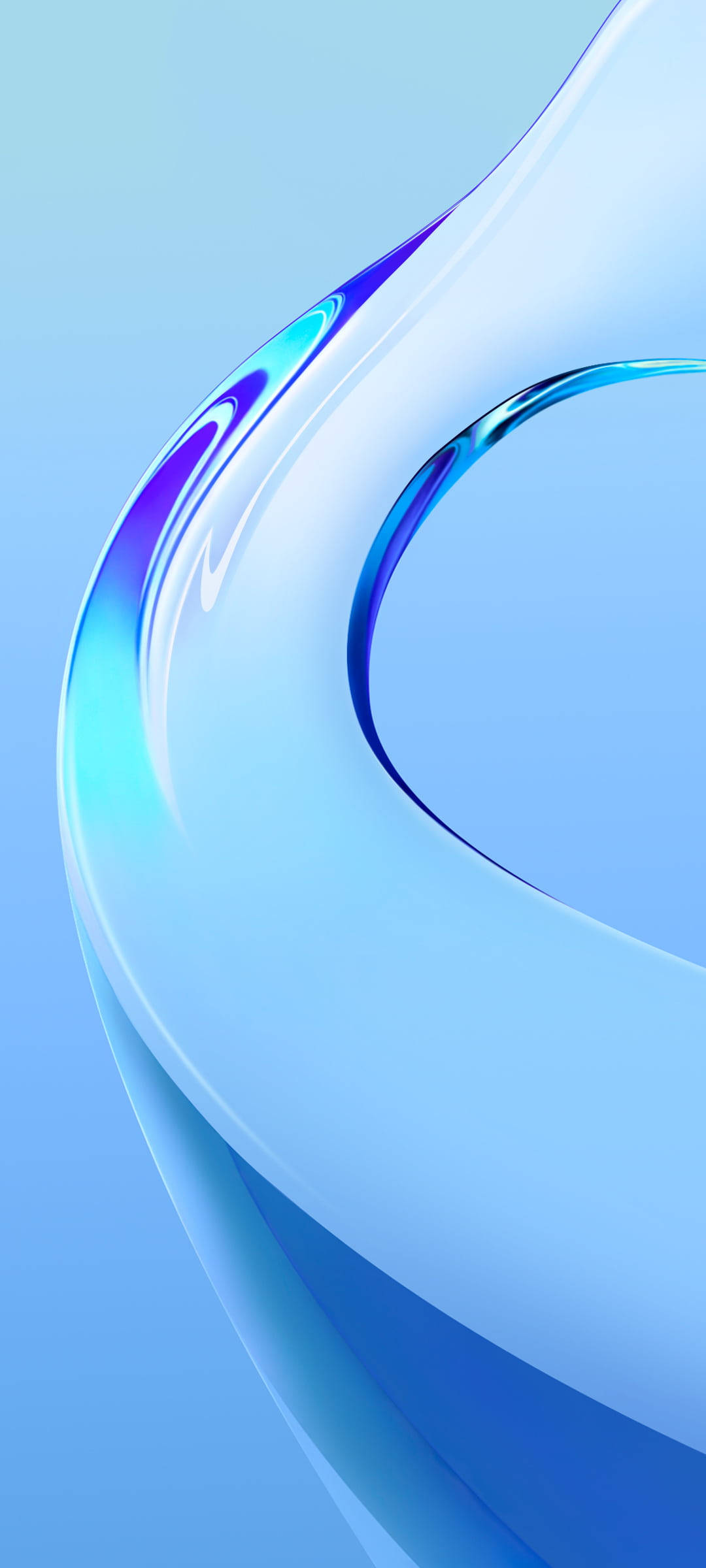 Vidrioso Azul Vivo Y20 Fondos de pantalla