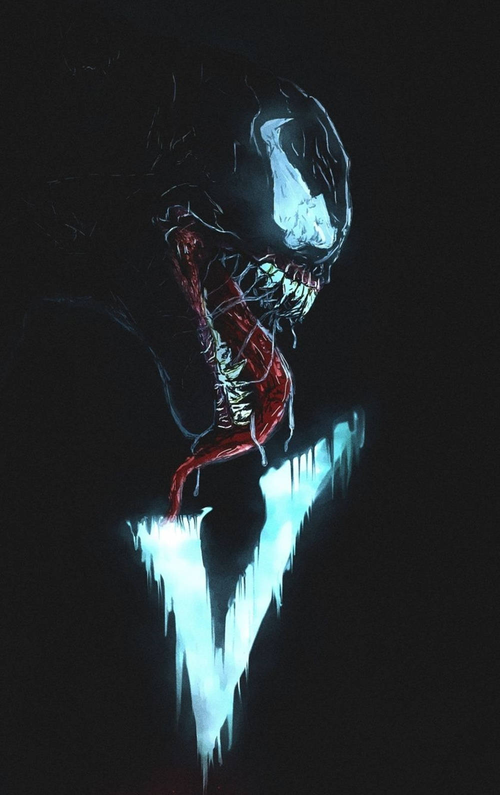 Villano Venom iPhone Fondos de pantalla