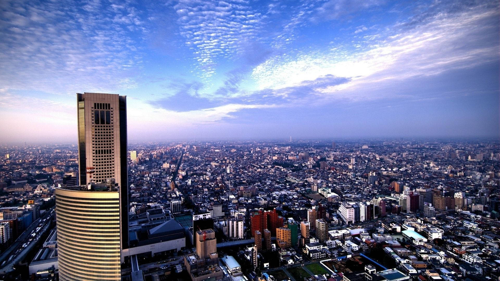 Vista aérea de edificios altos Fondos de pantalla