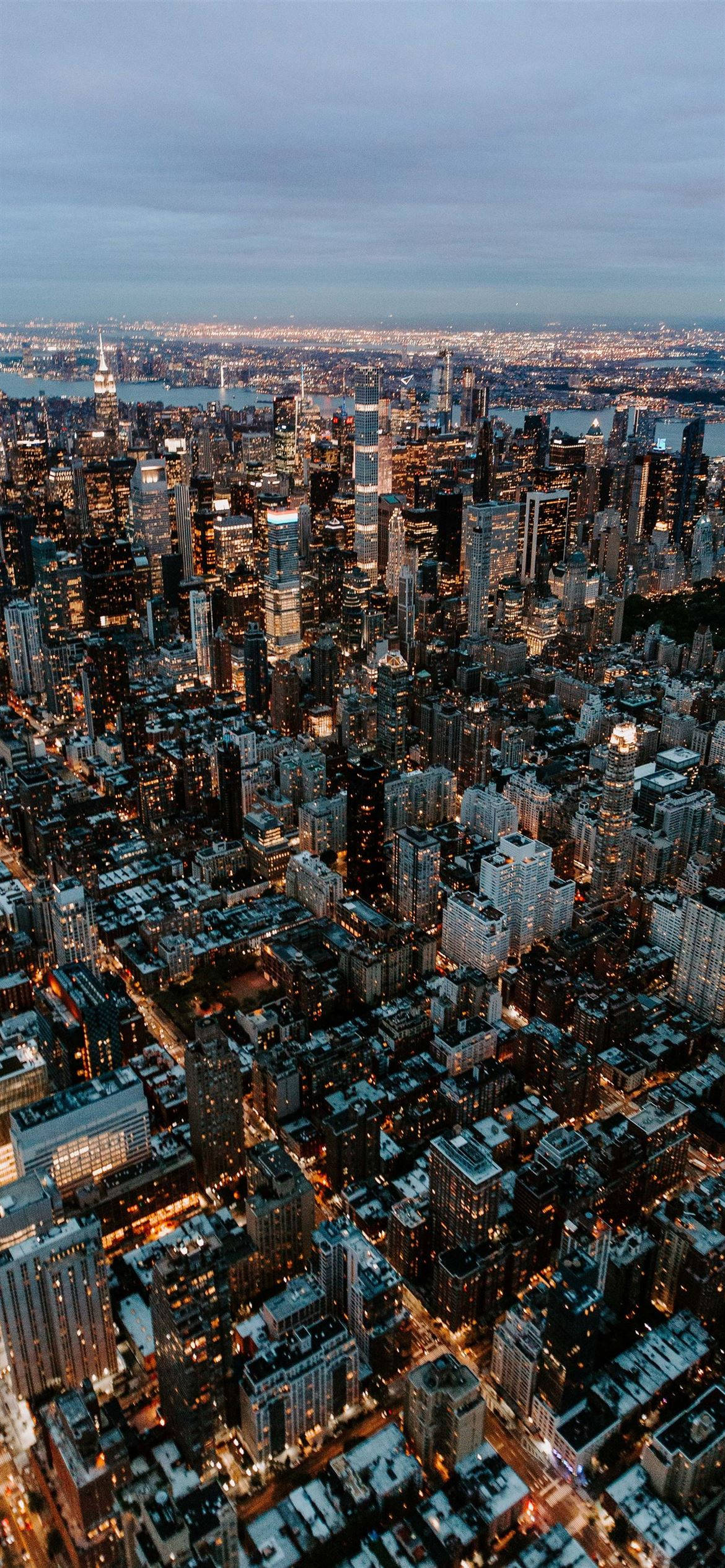 Vista Aérea de Nueva York para iPhone X Fondos de pantalla