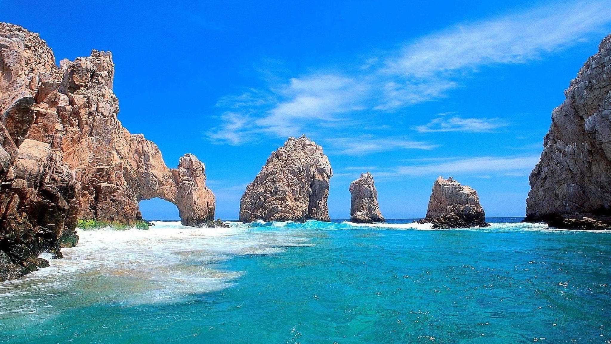 Vista al Océano del Arco Fondos de pantalla
