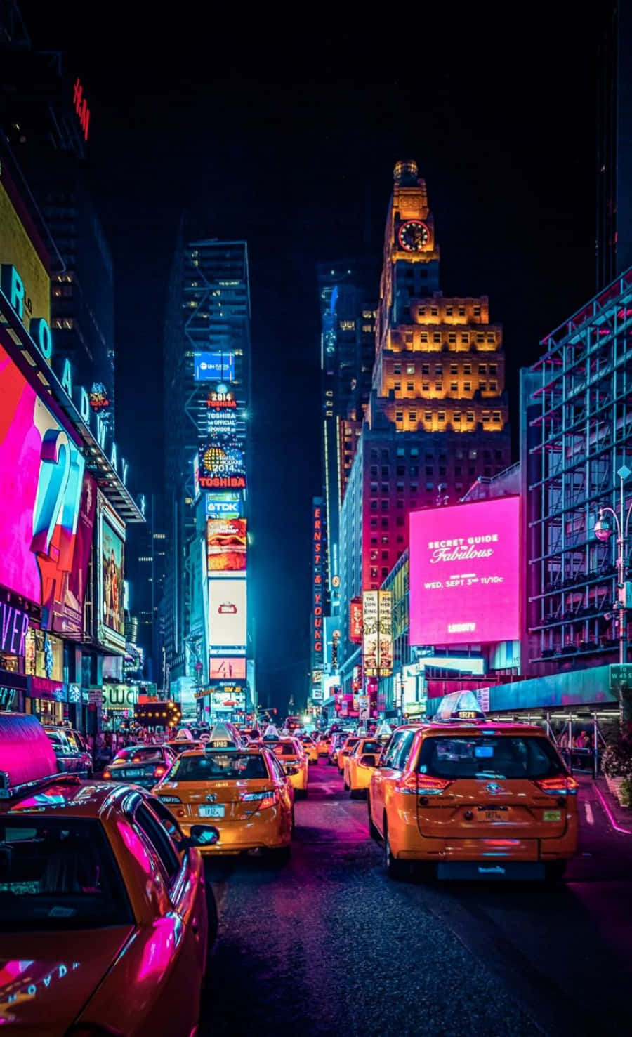 Vista del horizonte de la icónica ciudad de Nueva York Fondos de pantalla