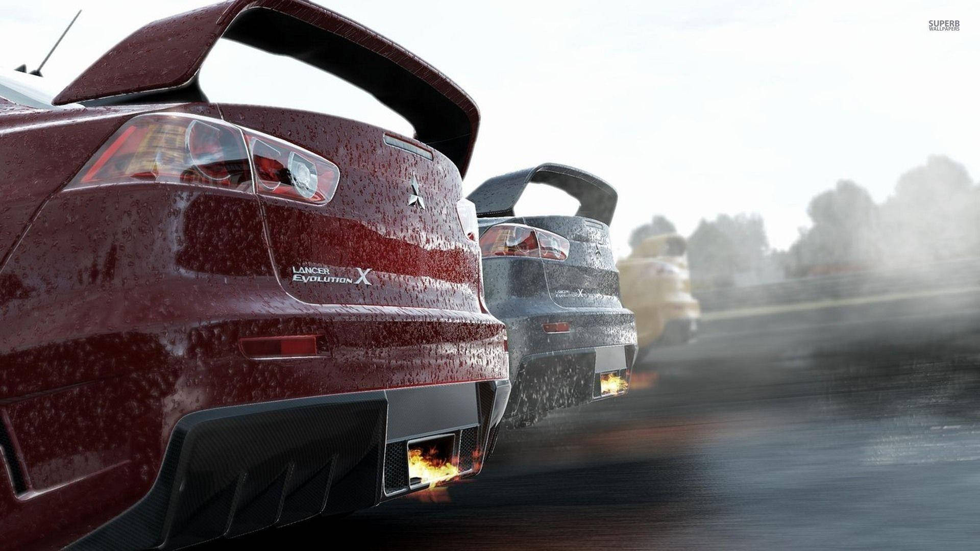 Vista en corte de auto rojo de Project Cars Fondos de pantalla