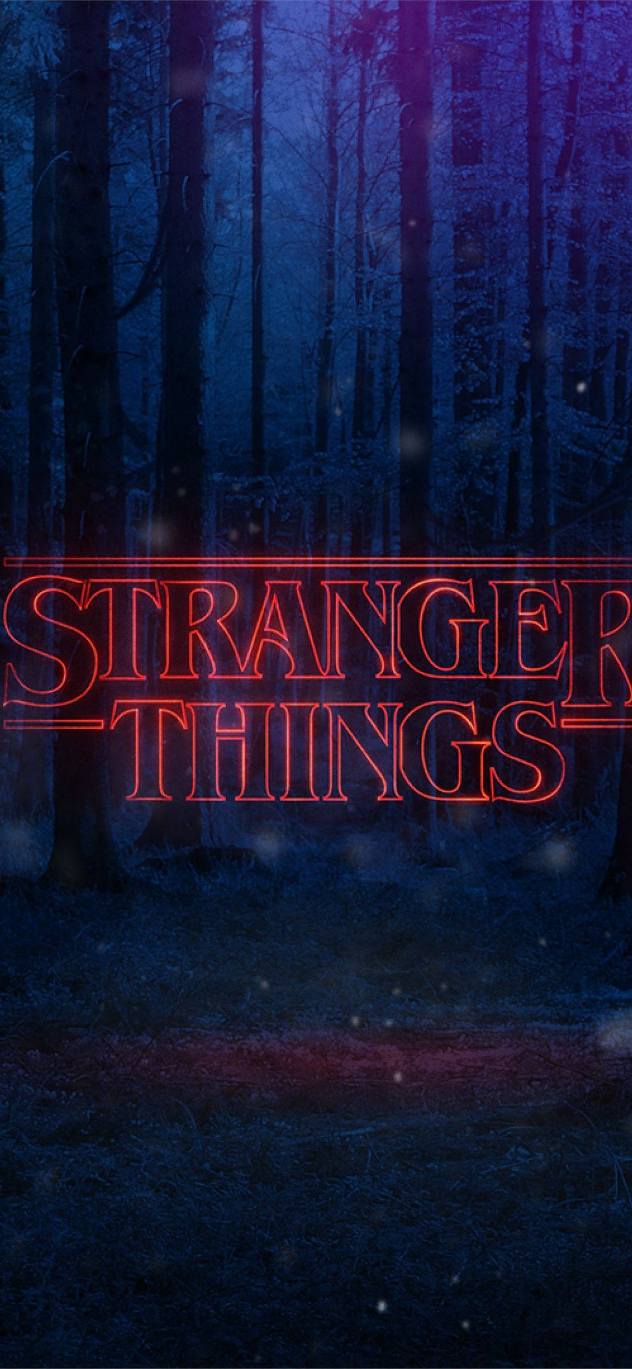 Vista estética del bosque de Stranger Things Fondos de pantalla
