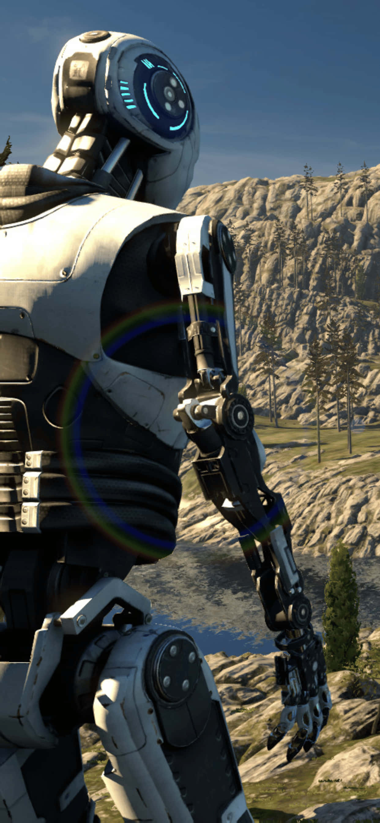 Vista Fascinante del Juego The Talos Principle en iPhone XS Max Fondos de pantalla