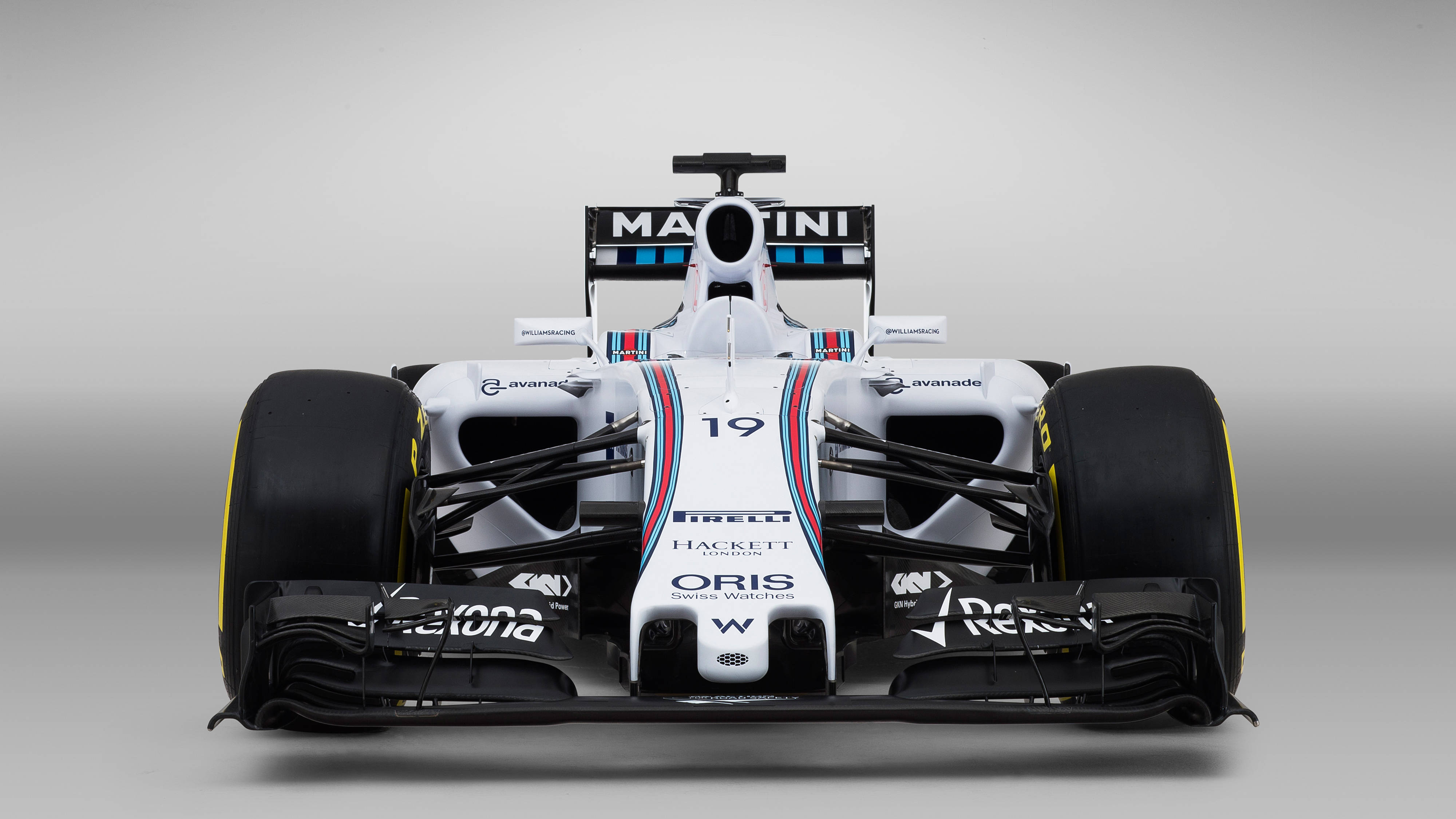 Vista frontal de un auto de carreras Williams Fondos de pantalla