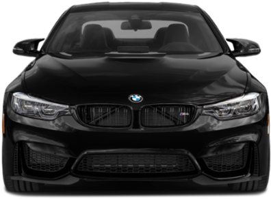Vista frontal de un BMW M Series negro Fondos de pantalla