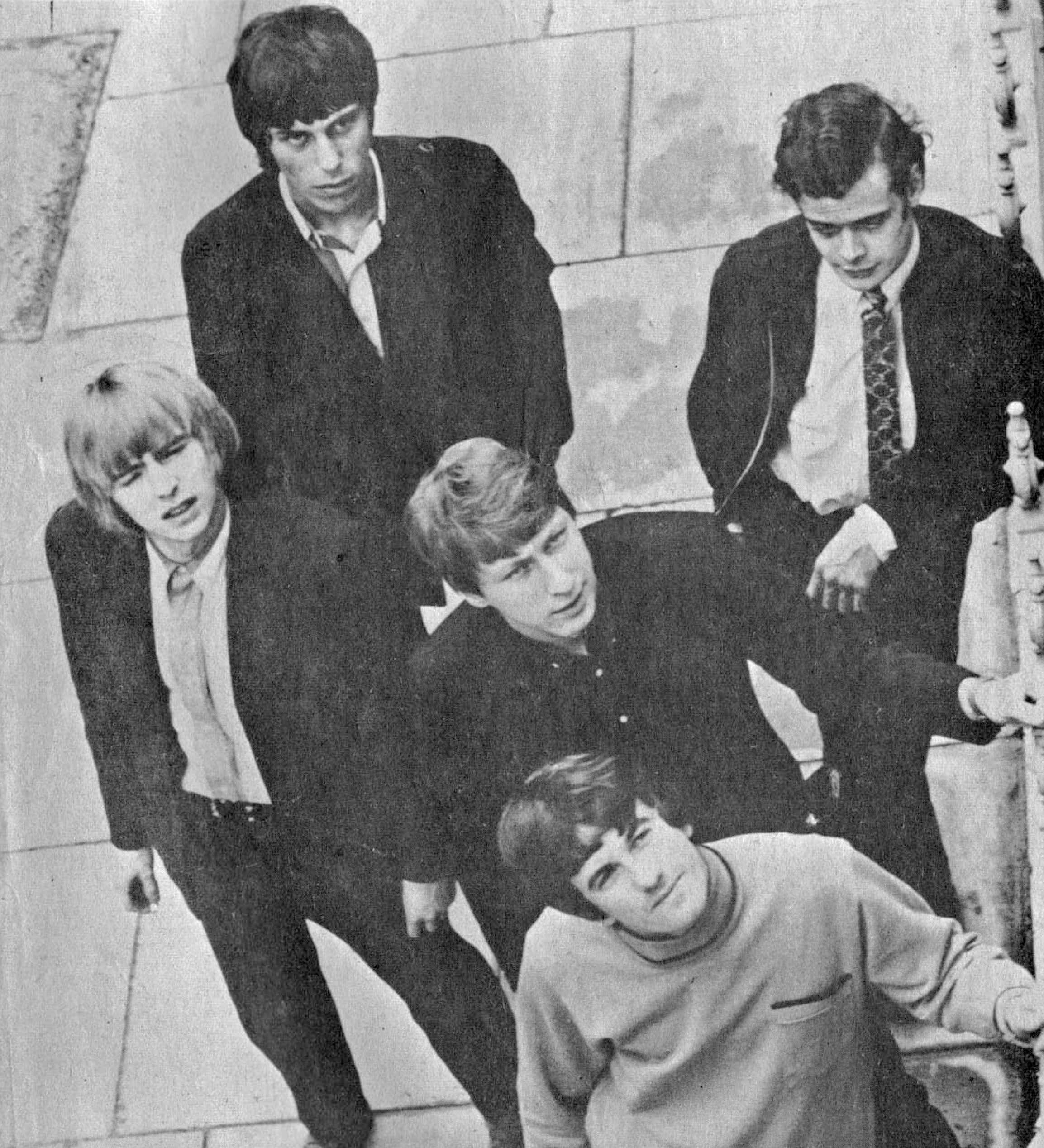 Vista Superior de la Banda de Rock Inglesa Yardbirds Fondos de pantalla