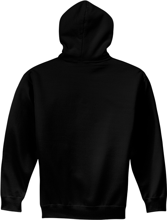 Vista trasera de sudadera negra lisa Fondos de pantalla