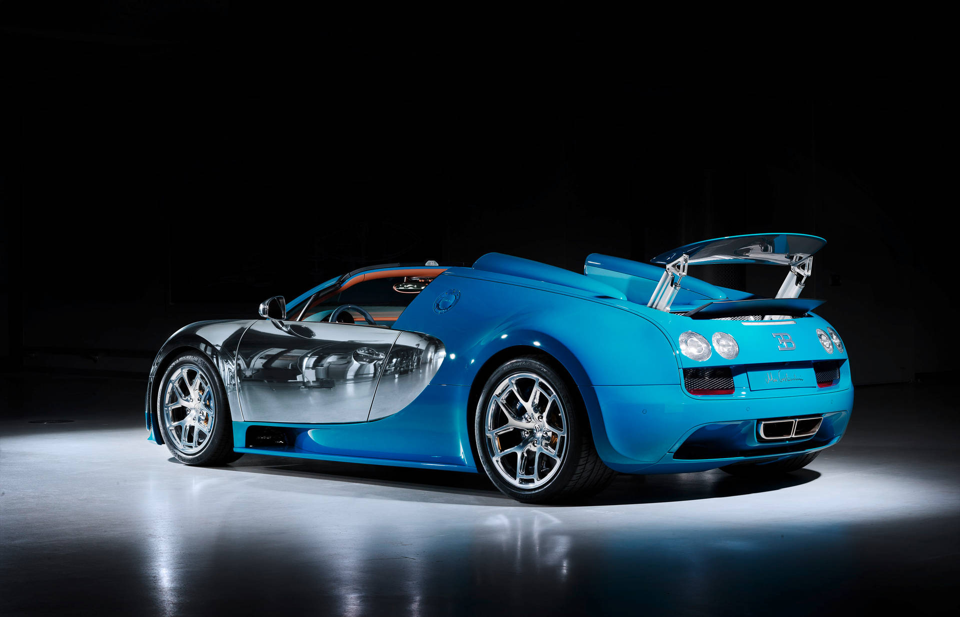 Fondo de Pantalla de la Vista Trasera del Bugatti Veyron