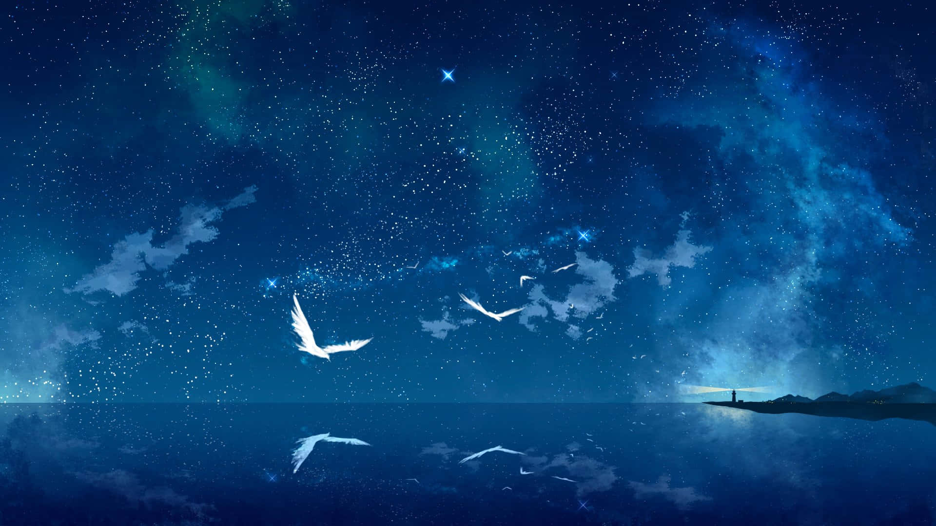 Vistas Impresionantes: Disfruta la Serena Belleza de los Paisajes Anime Fondos de pantalla