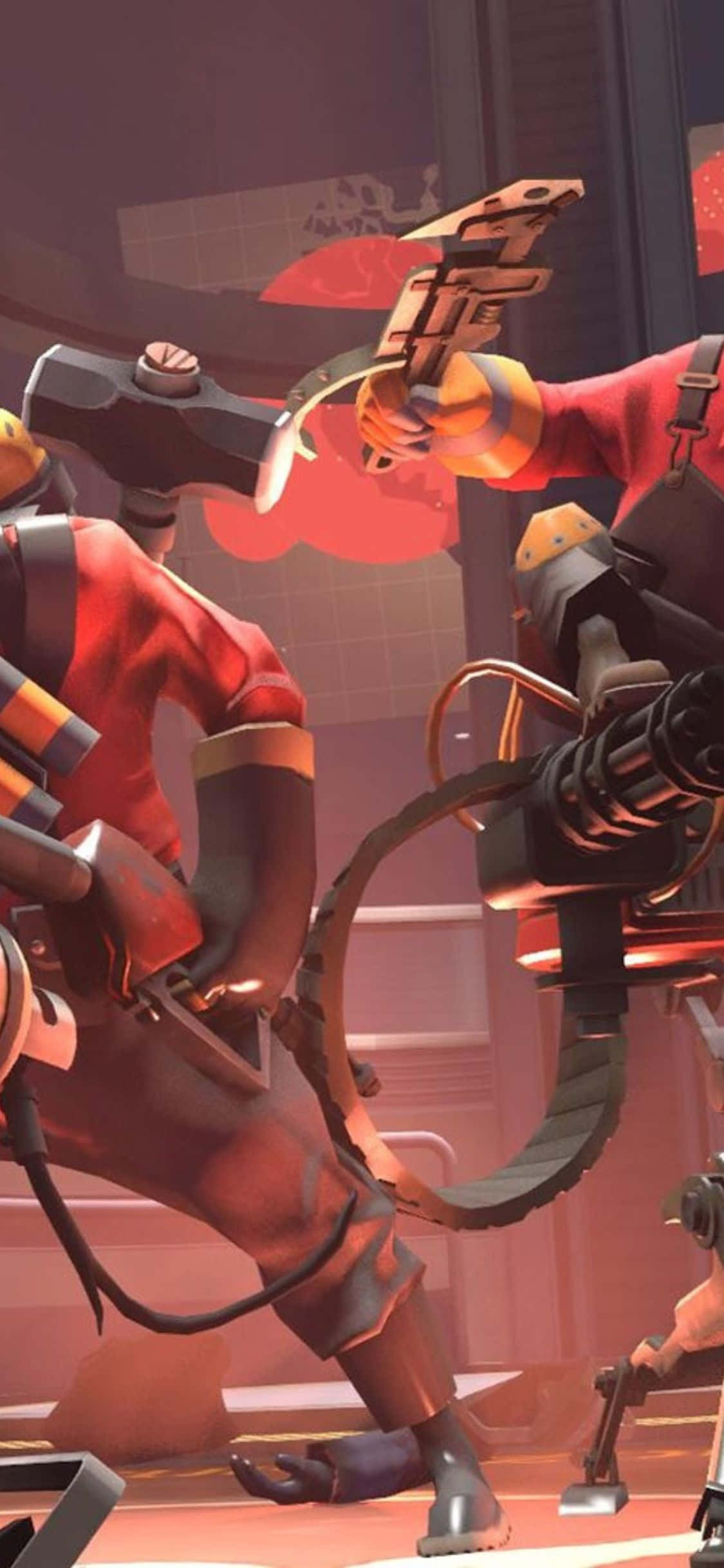 Prepárate con Apple y Valve: Team Fortress 2 en iPhone Xs Fondos de pantalla
