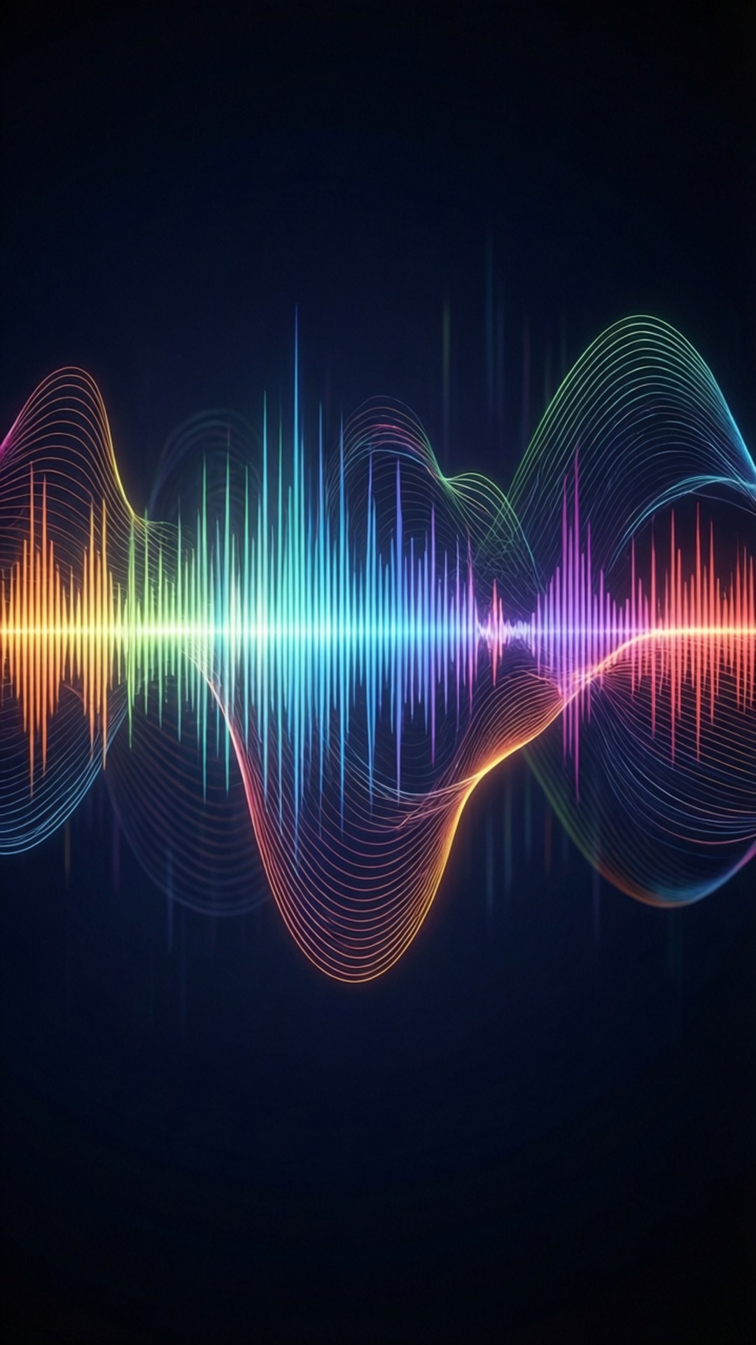 Visualización de forma de onda de audio Fondos de pantalla