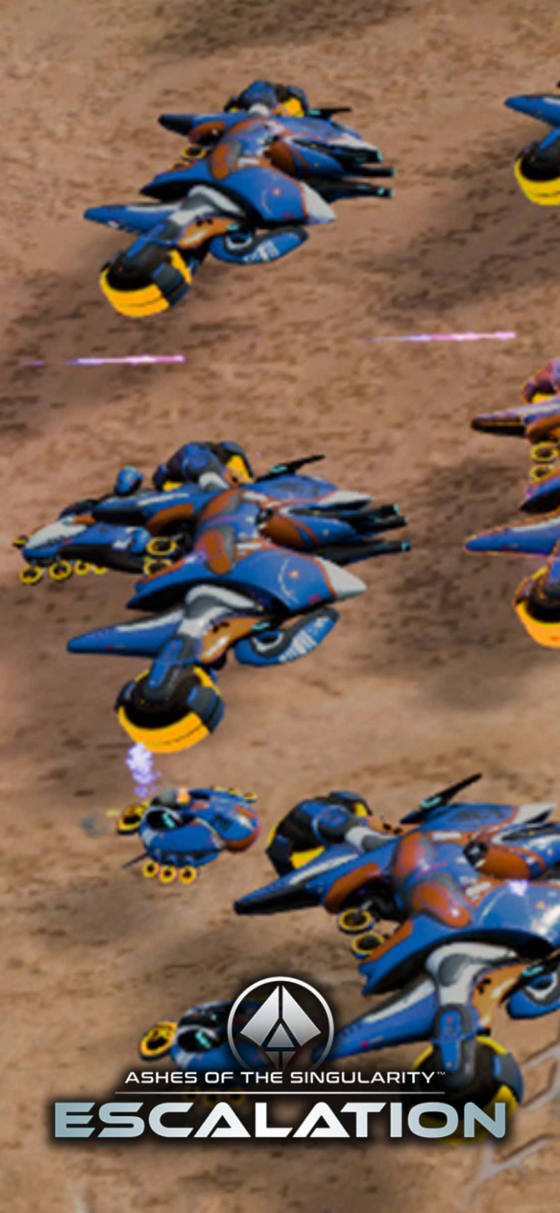 Vive Ashes Of The Singularity Escalation en el iPhone X Fondos de pantalla