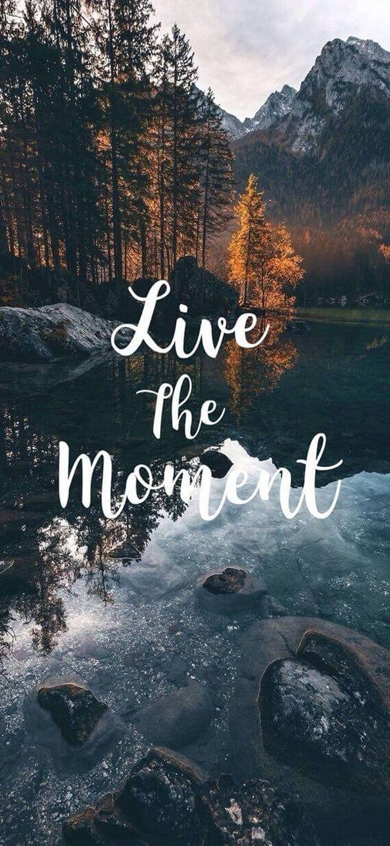 Vive el Momento Motivacional iPhone Fondos de pantalla