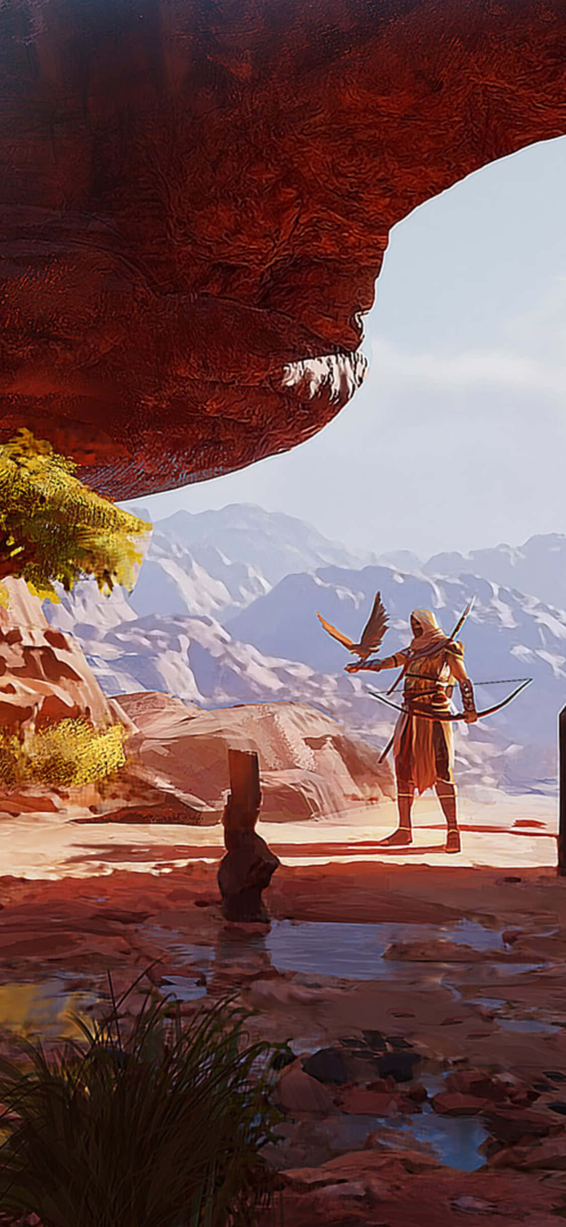 Vive la aventura de Assassin's Creed Origins en tu iPhone X Fondos de pantalla
