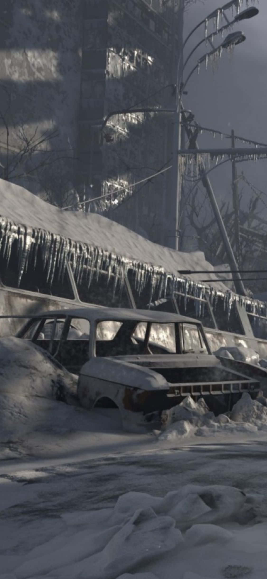 Vive la Emoción de Metro Exodus en el iPhone X Fondos de pantalla