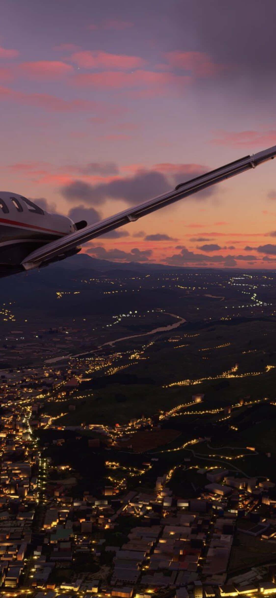 Vive la emoción de volar con Microsoft Flight Simulator en el potente iPhone XS Fondos de pantalla