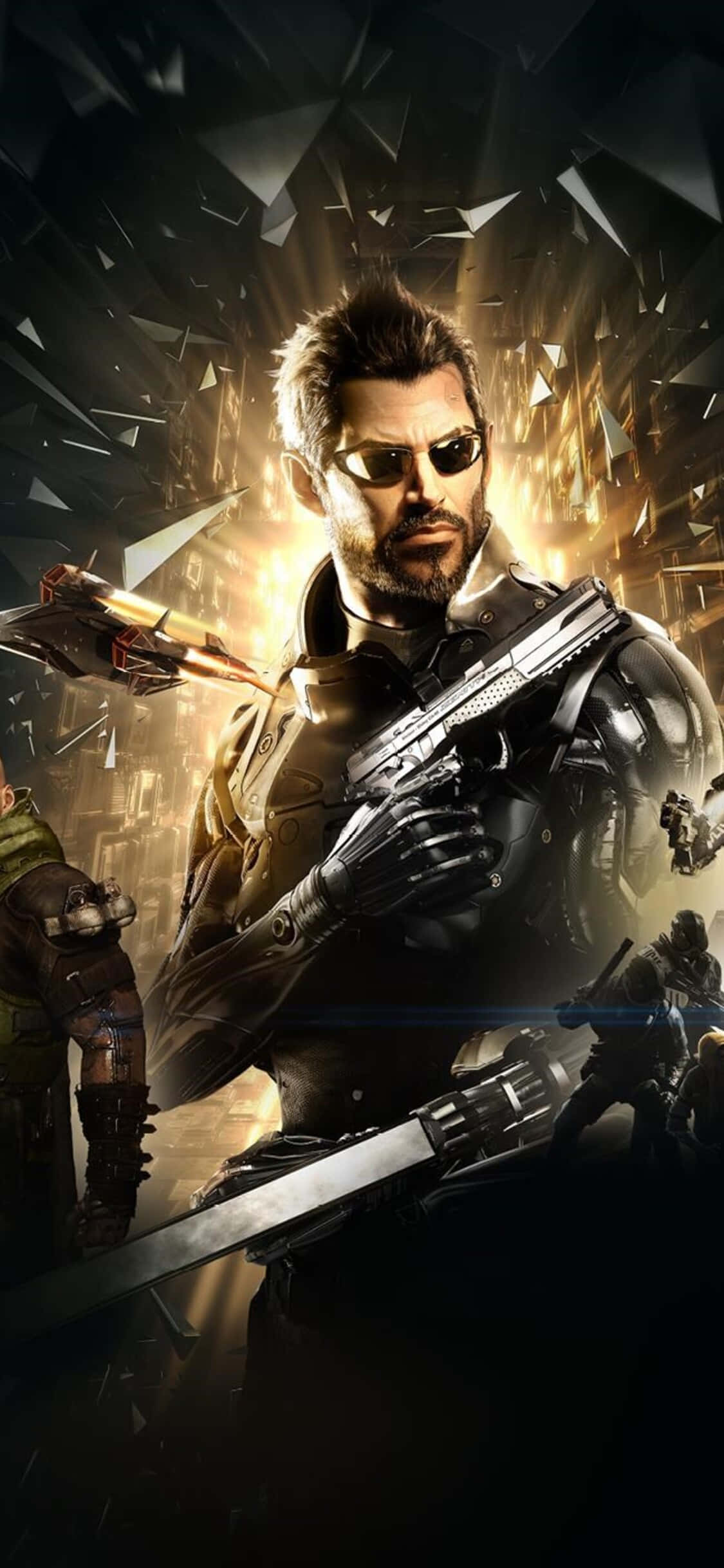 Vive la épica historia de Android Deus Ex Mankind Divided Fondos de pantalla