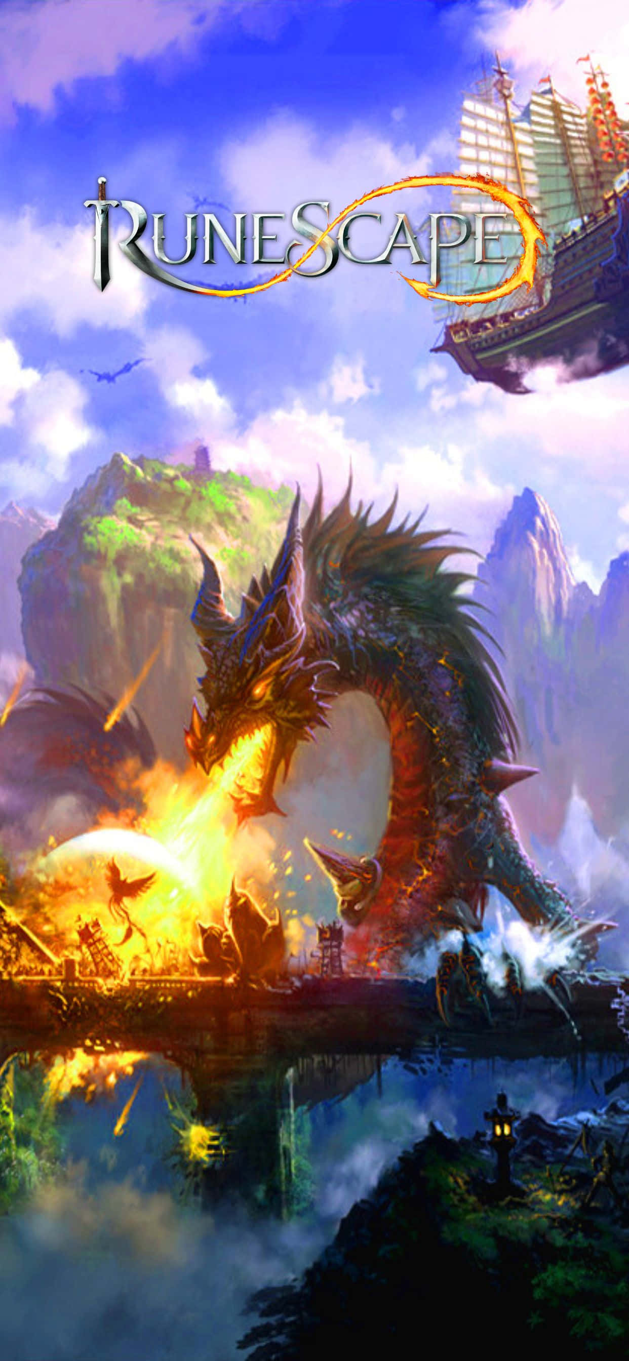 Vive la experiencia de juego definitiva con iPhone Xs Max y Runescape Fondos de pantalla