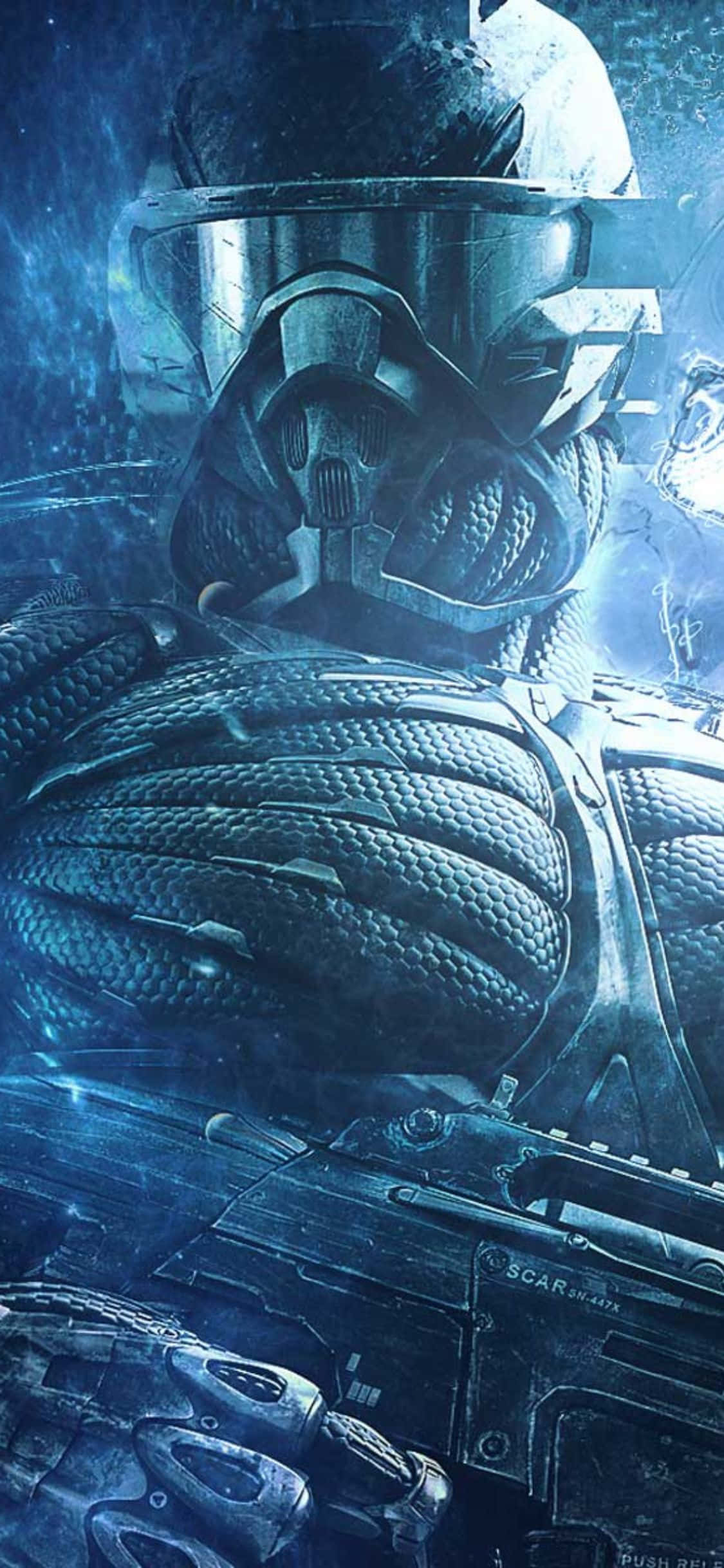 Vive la extraordinaria experiencia de juego de Crysis 3 en un iPhone X Fondos de pantalla