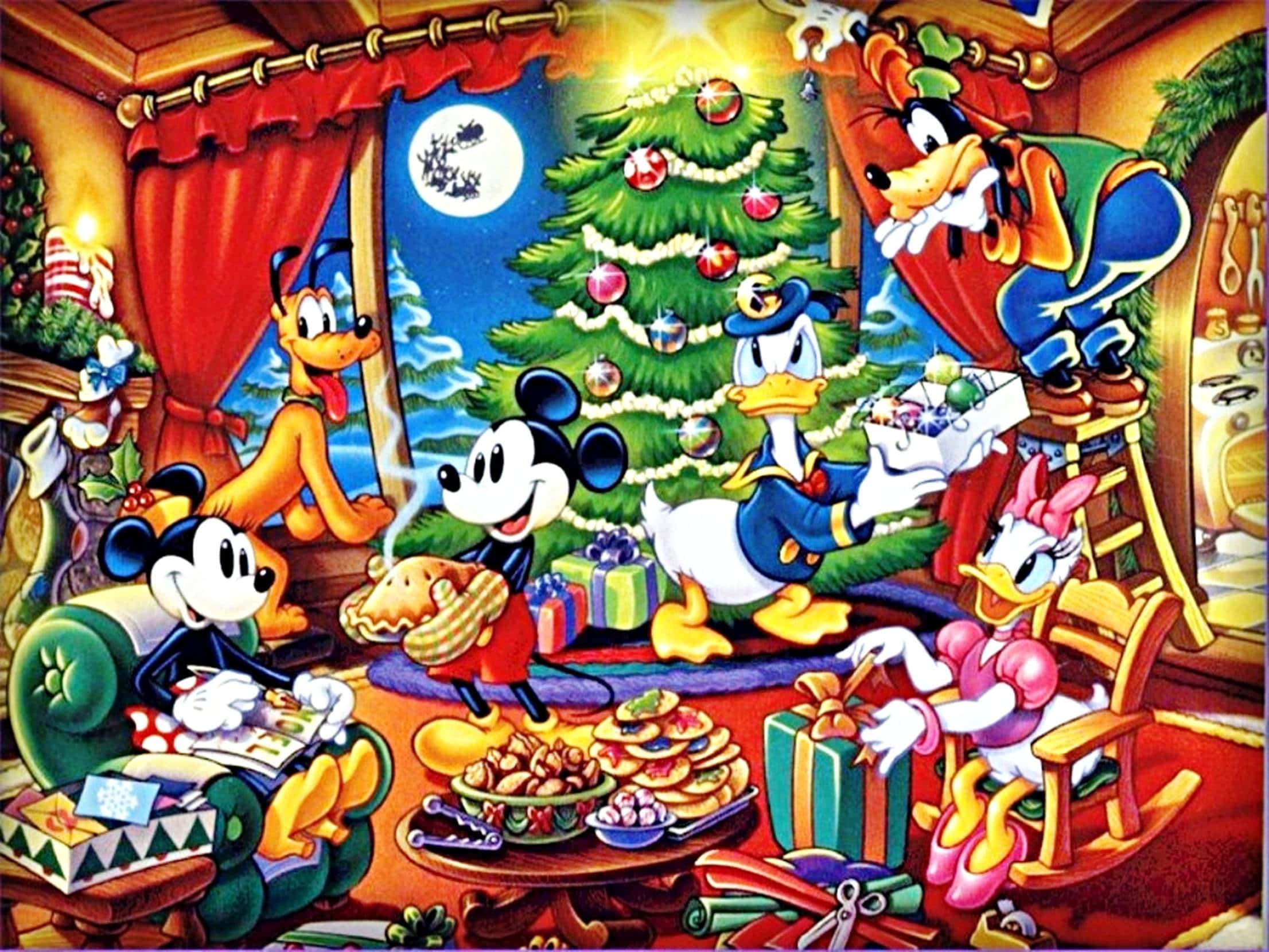 Vive la magia de una Navidad Disney Fondos de pantalla