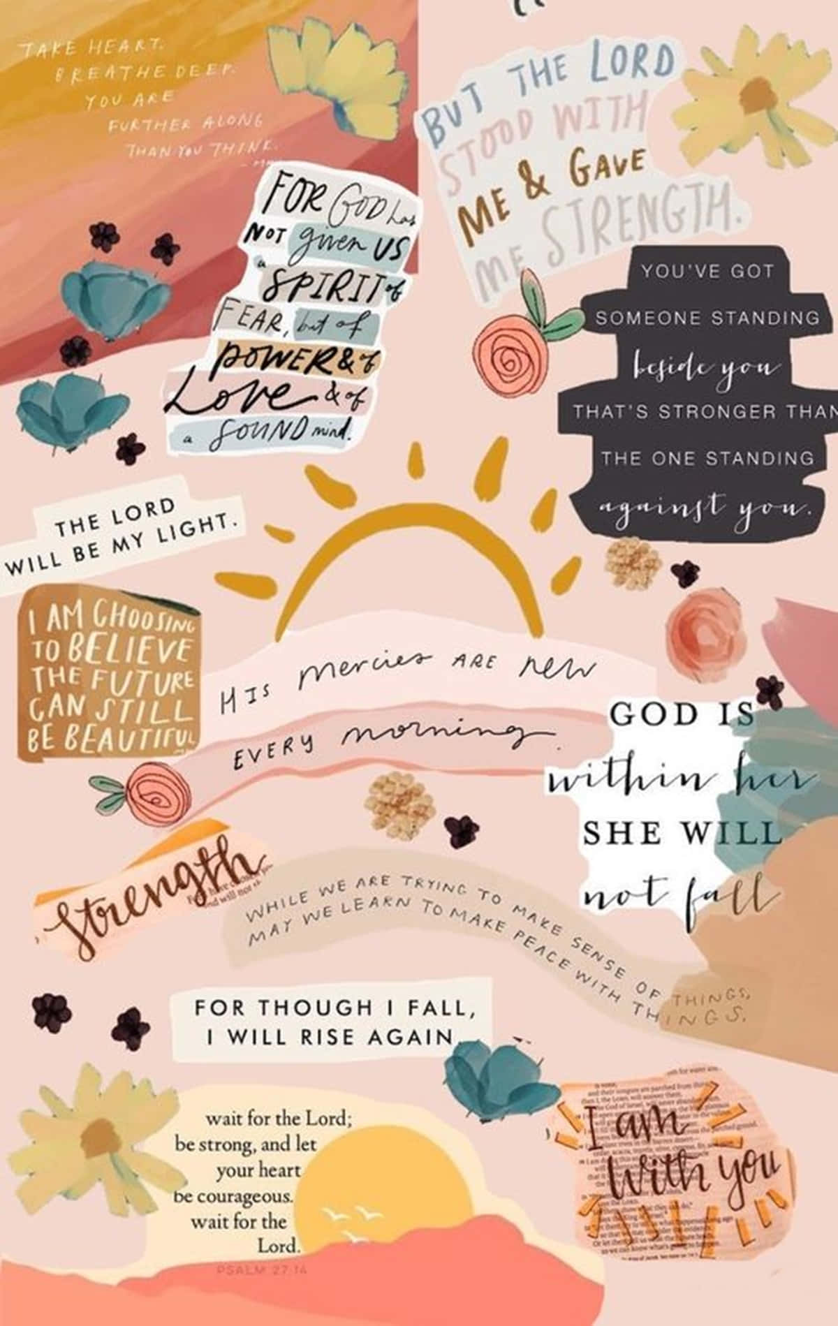 Viviendo una vida de fe y alegría Fondos de pantalla
