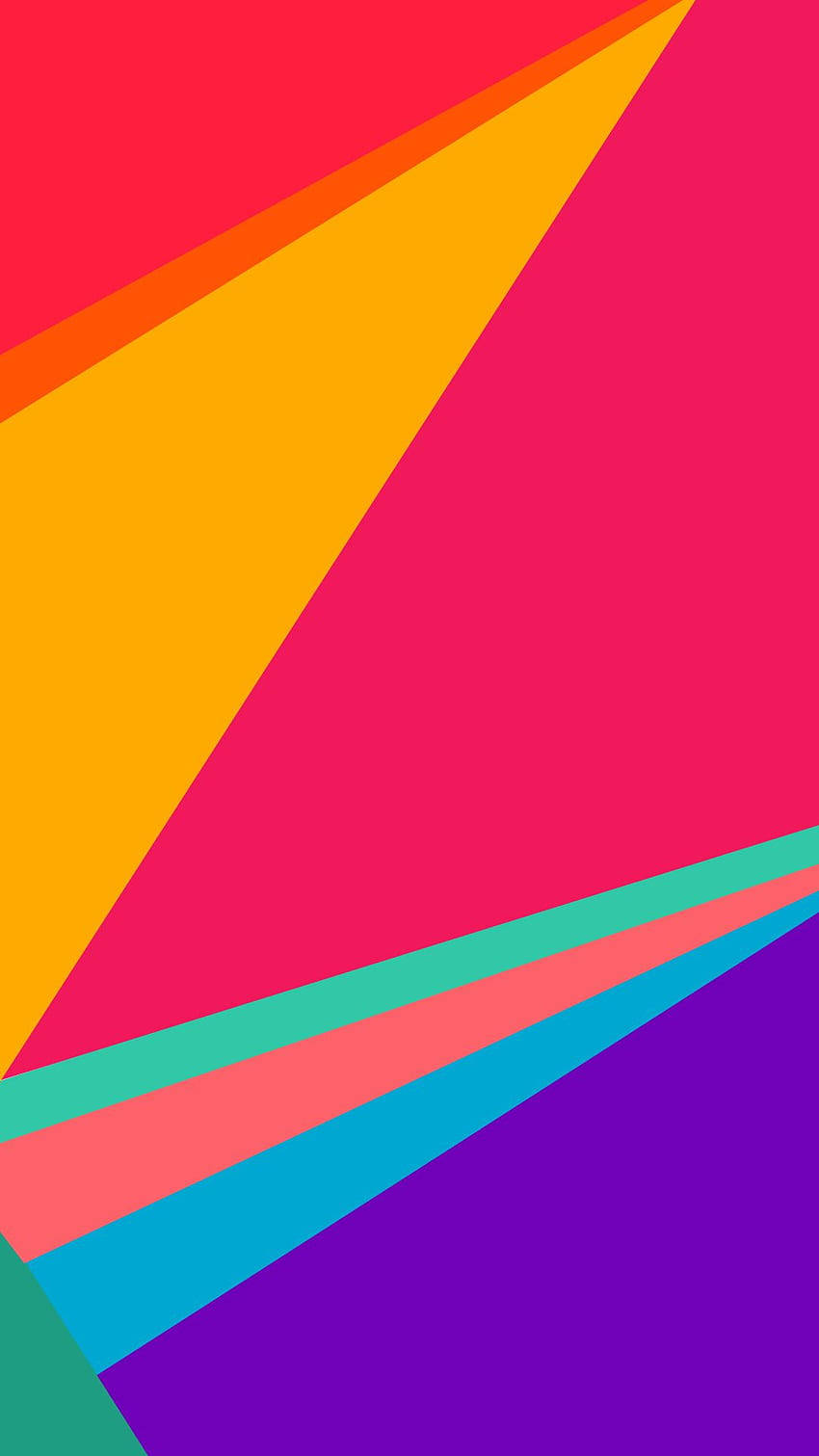 Vivo Y11 Triángulos Coloridos Fondos de pantalla
