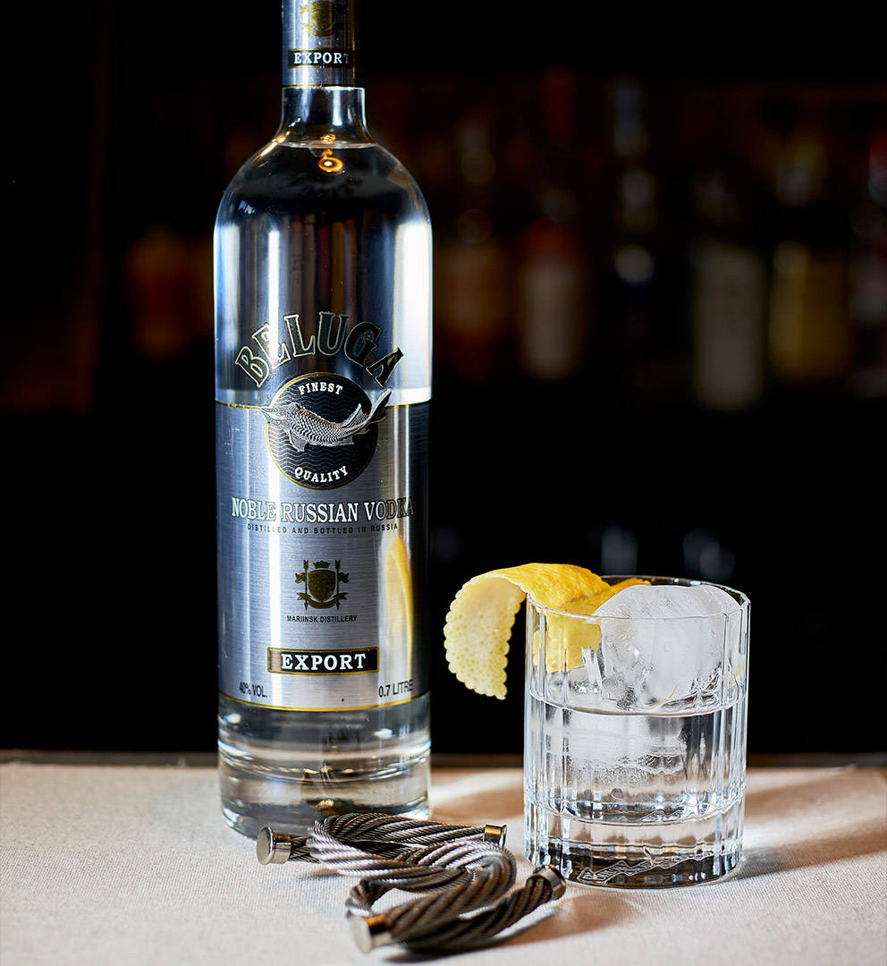 Vodka Beluga con Cáscara de Limón Fondos de pantalla