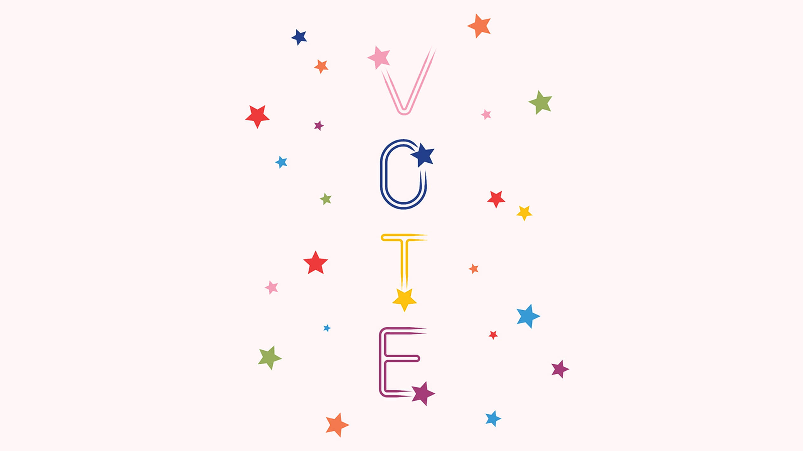 Voto Electoral con Estrellas Fondos de pantalla