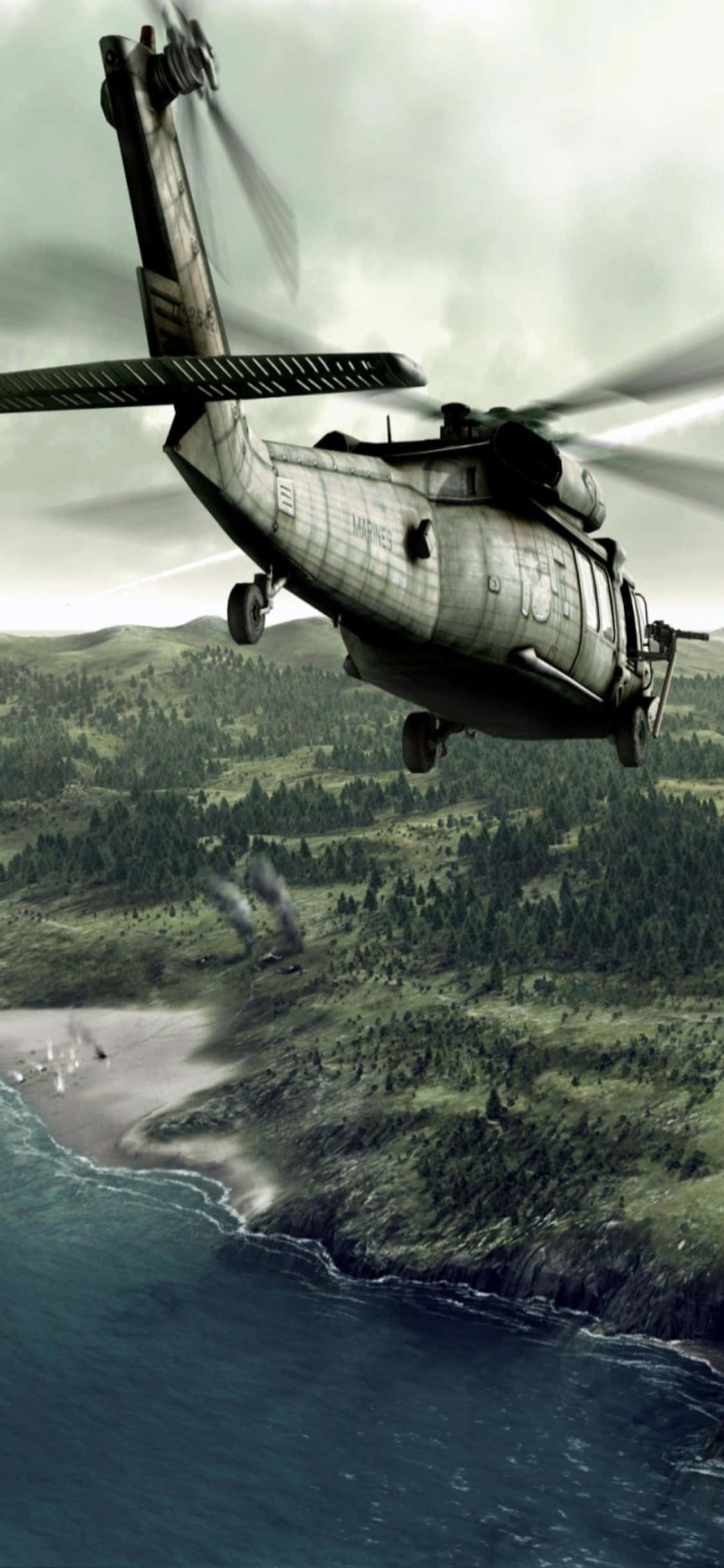 Vuela alto con el nuevo Helicóptero iPhone Xs Fondos de pantalla