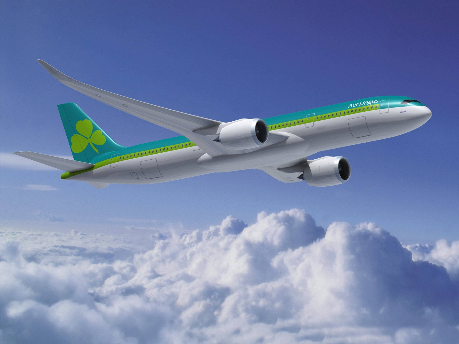Vuelo Aer Lingus Avión Fondos de pantalla